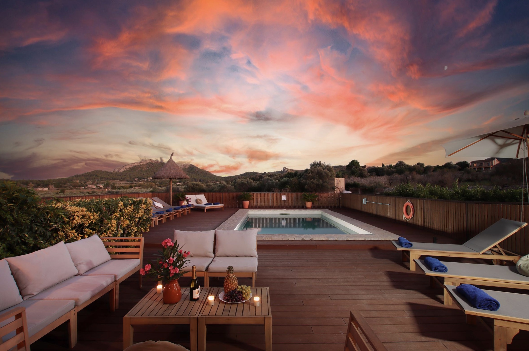 Finca Tramuntana Alcudia Alcudia: Luxury 6-Bedroom Villa with Pool and Tennis Court, Alcudia