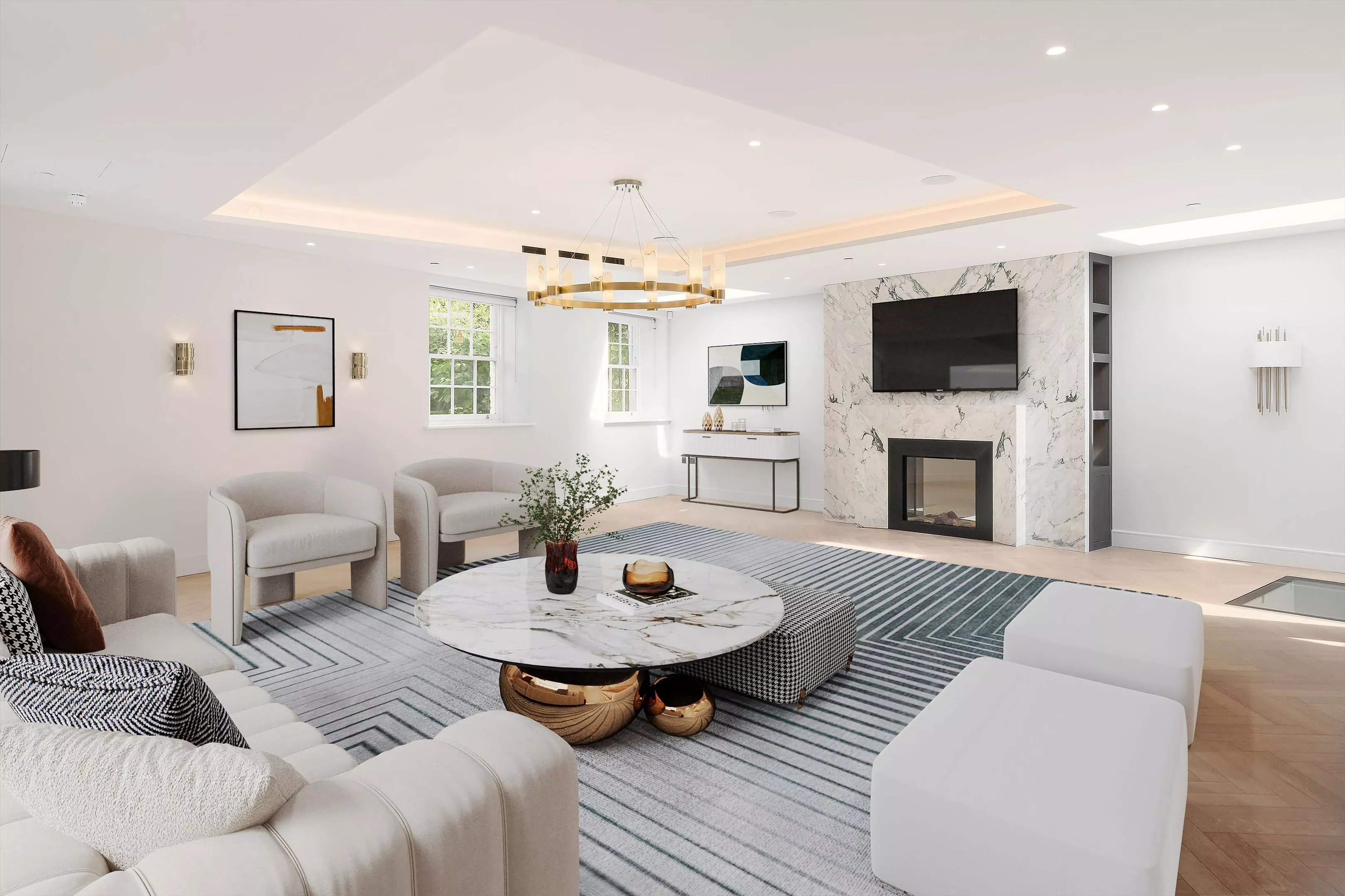 House Brompton Kensington South Kensington 6: Luxury 6-Bedroom House with Pool and Gym, South Kensington