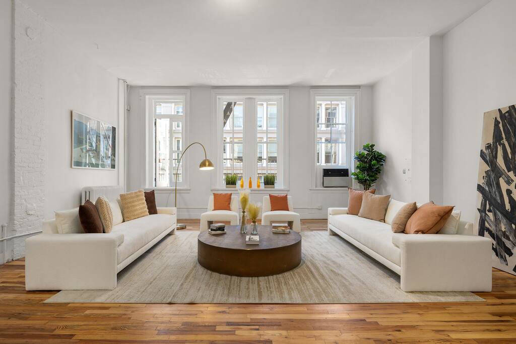 House Castiron SoHo: Luxury 2-Bedroom Apartment for Families and Remote Work, SoHo