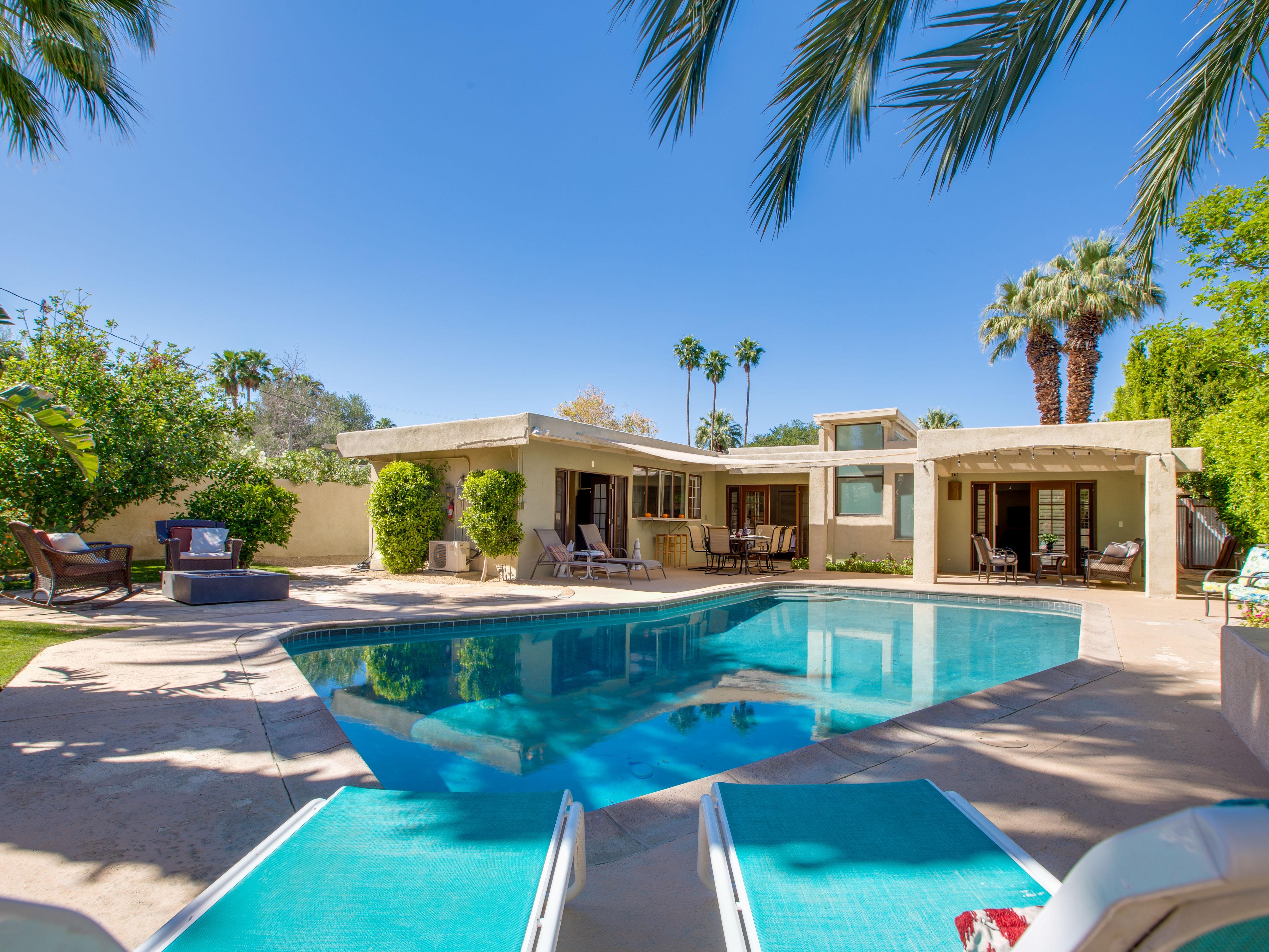 House Cholla Cathedral City: Spacious 3-Bedroom Apartment with Private Pool, Palm Springs