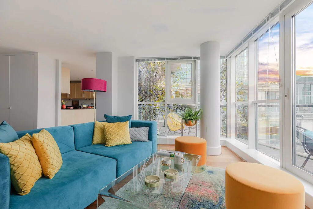 House Lambeth Vauxhall Vauxhall 2: Spacious 3-Bedroom Luxury Apartment with Stunning River Views, Vauxhall