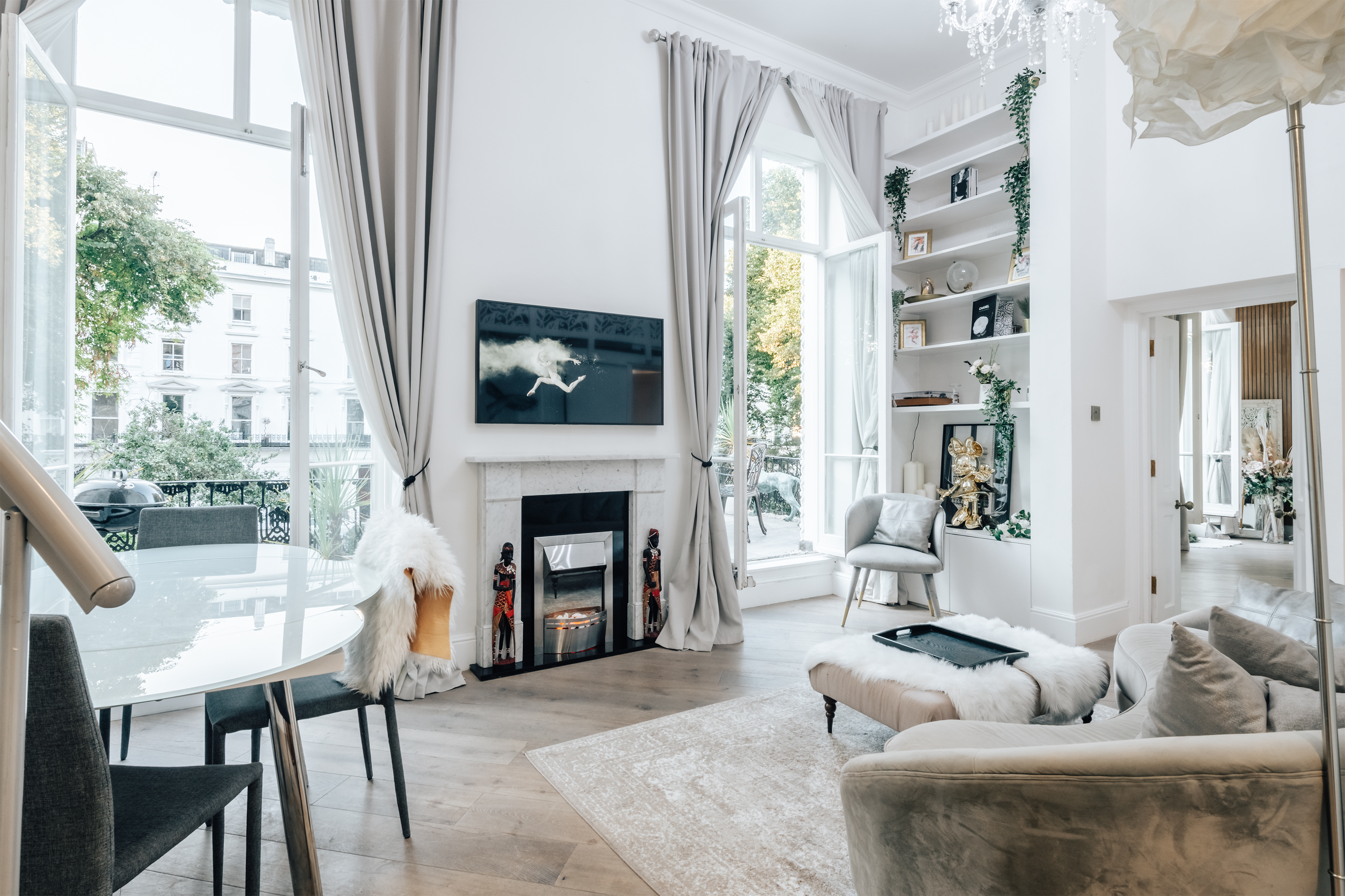 House Nottinghill Bayswater: Elegant 4-Bedroom Apartment with Family-Friendly Features, Bayswater