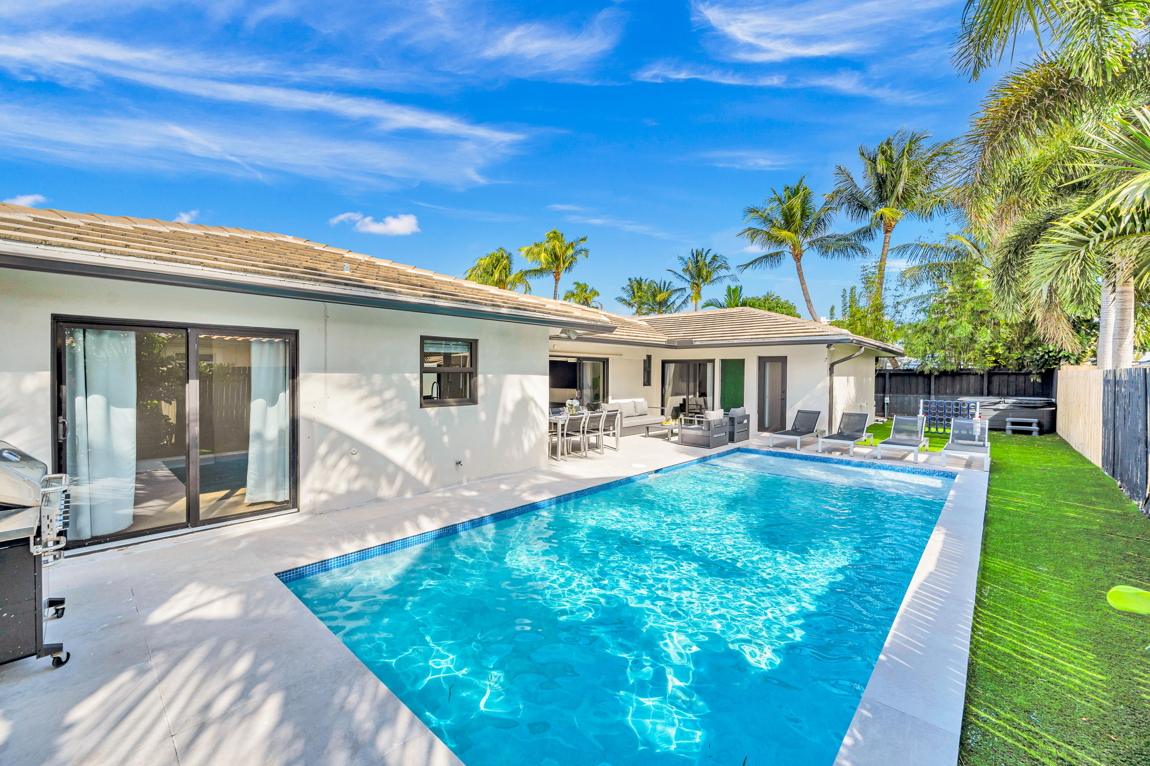 House Sabal Fort: Luxury 4-Bedroom Villa with Seaview and Pool, Fort Lauderdale