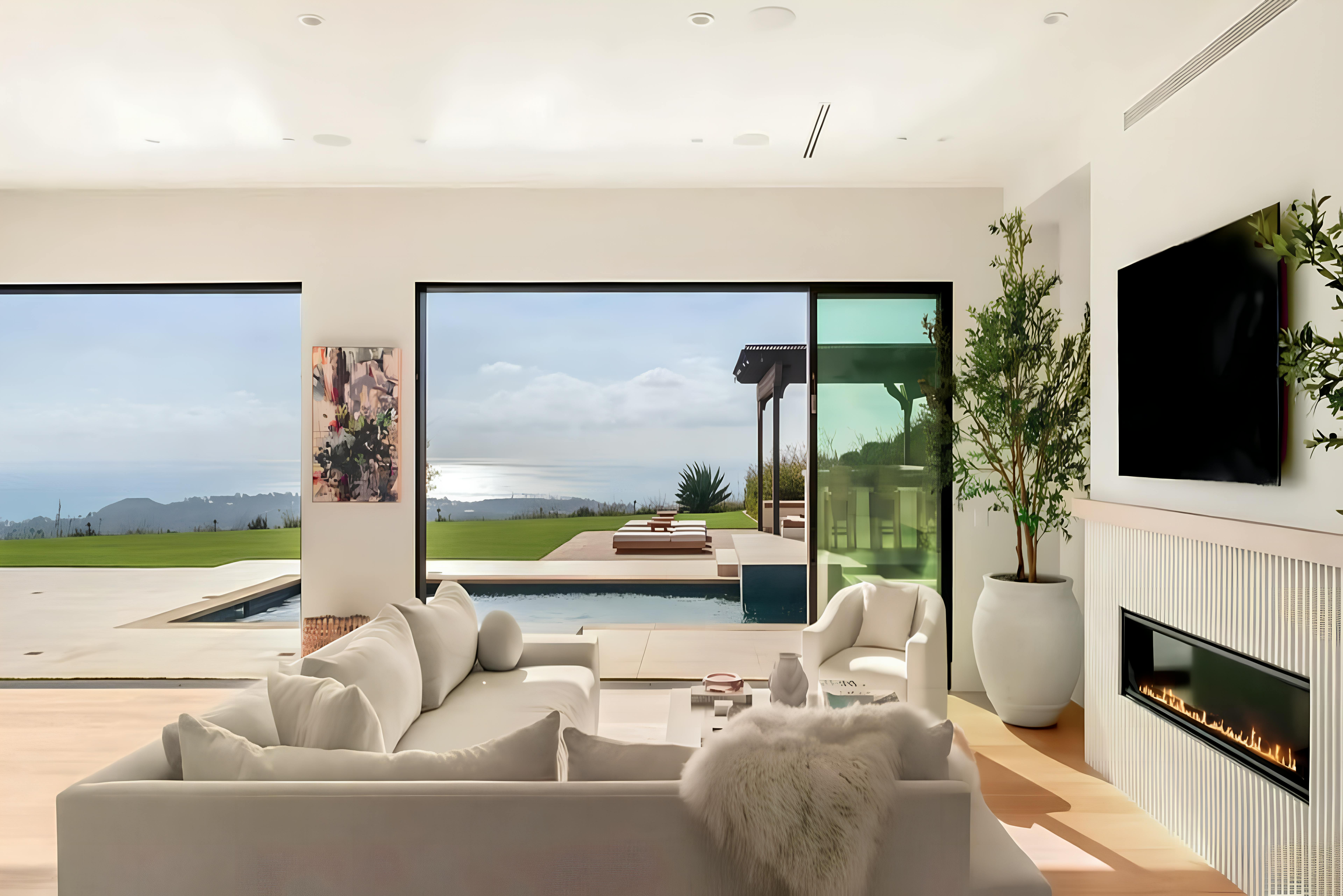 House Topanga Malibu: Luxury 5-Bedroom Villa with Seaview and Pool, Inland Malibu