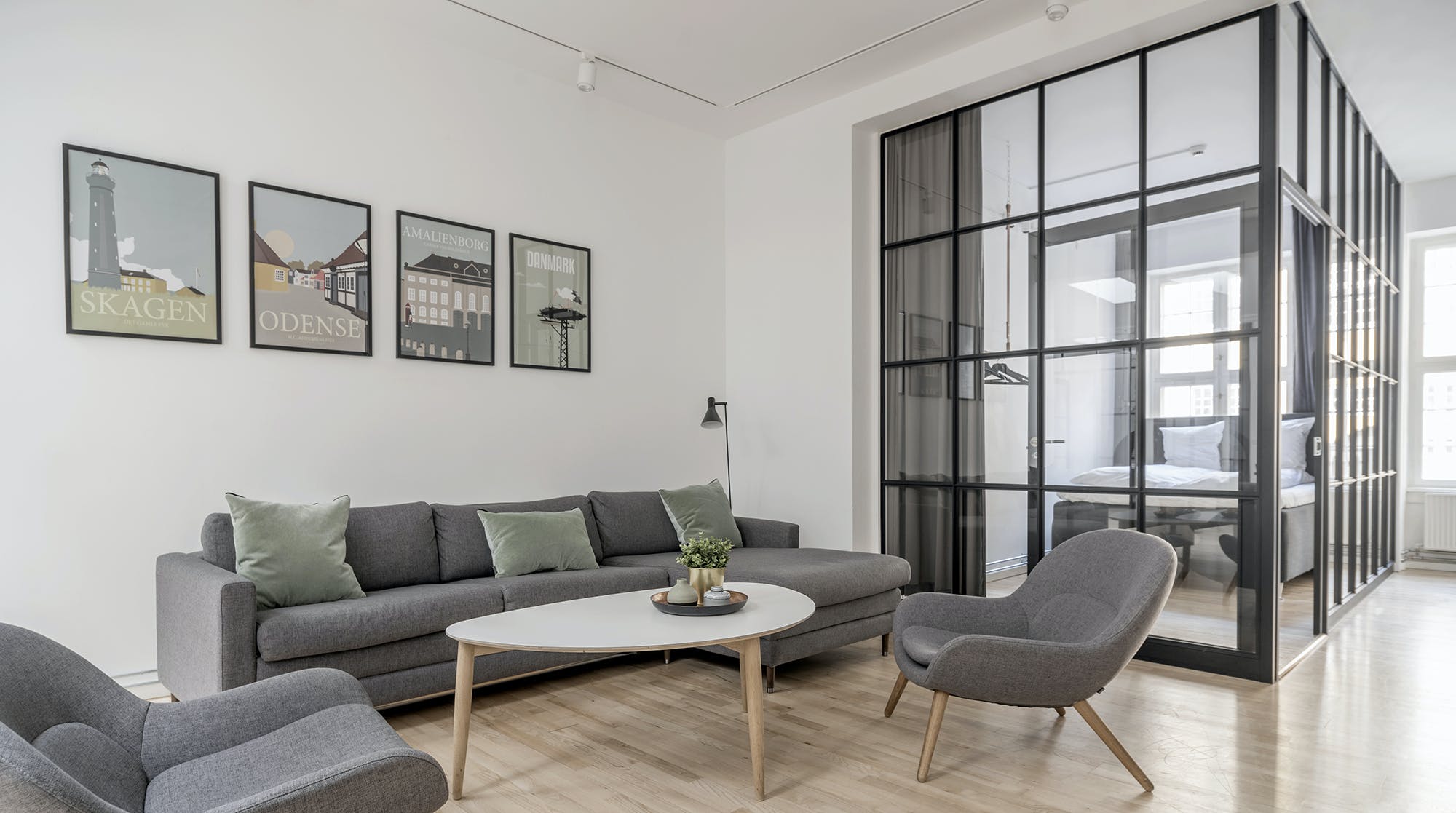 Hus Havblik Nyhavn: Spacious 4-Bedroom Apartment with Seaview, Nyhavn