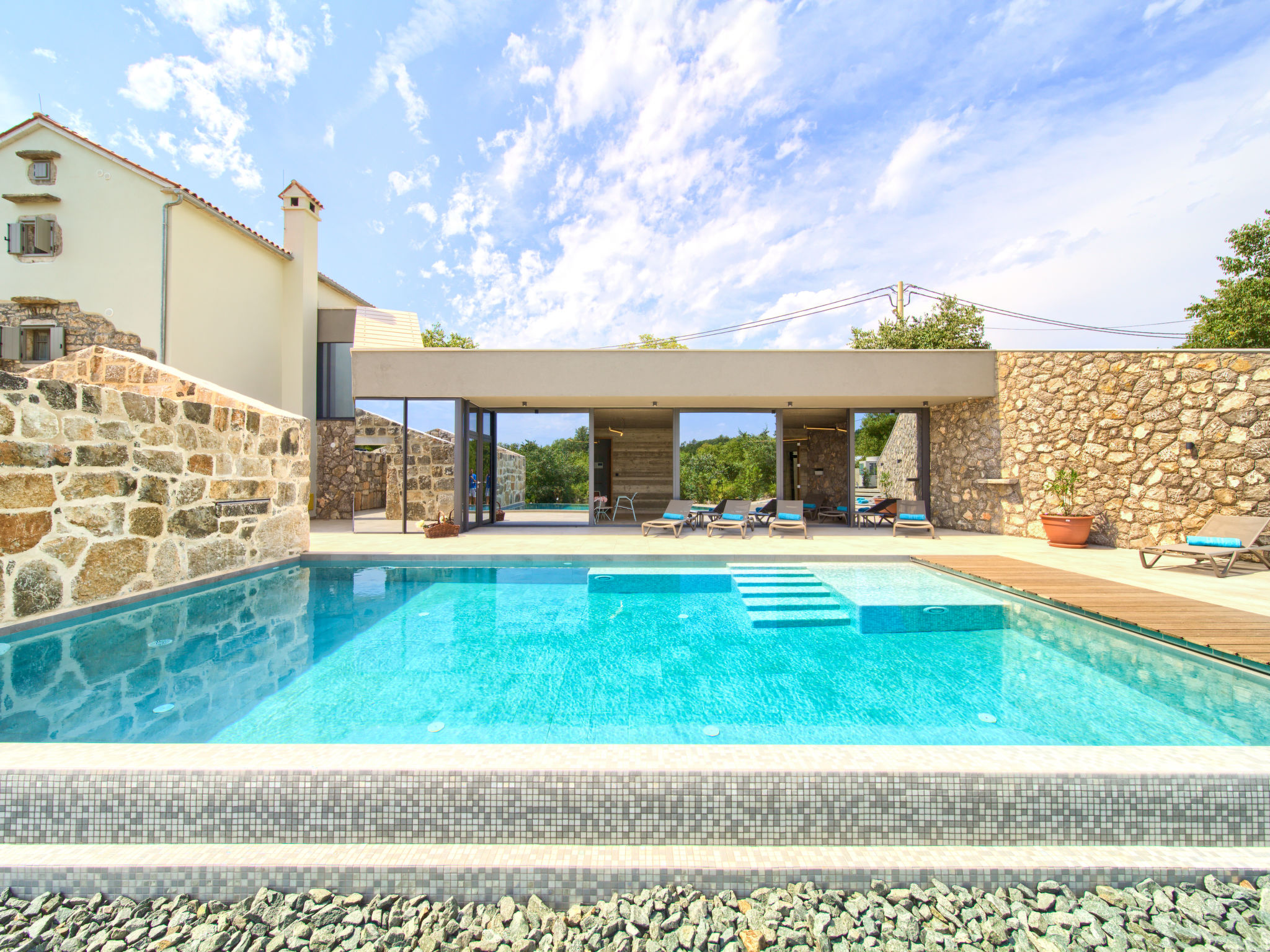 Kuća Bajčići Krk: Luxury 2-Bedroom Villa with Heated Private Pool and Spa Facilities in Krk Croatia