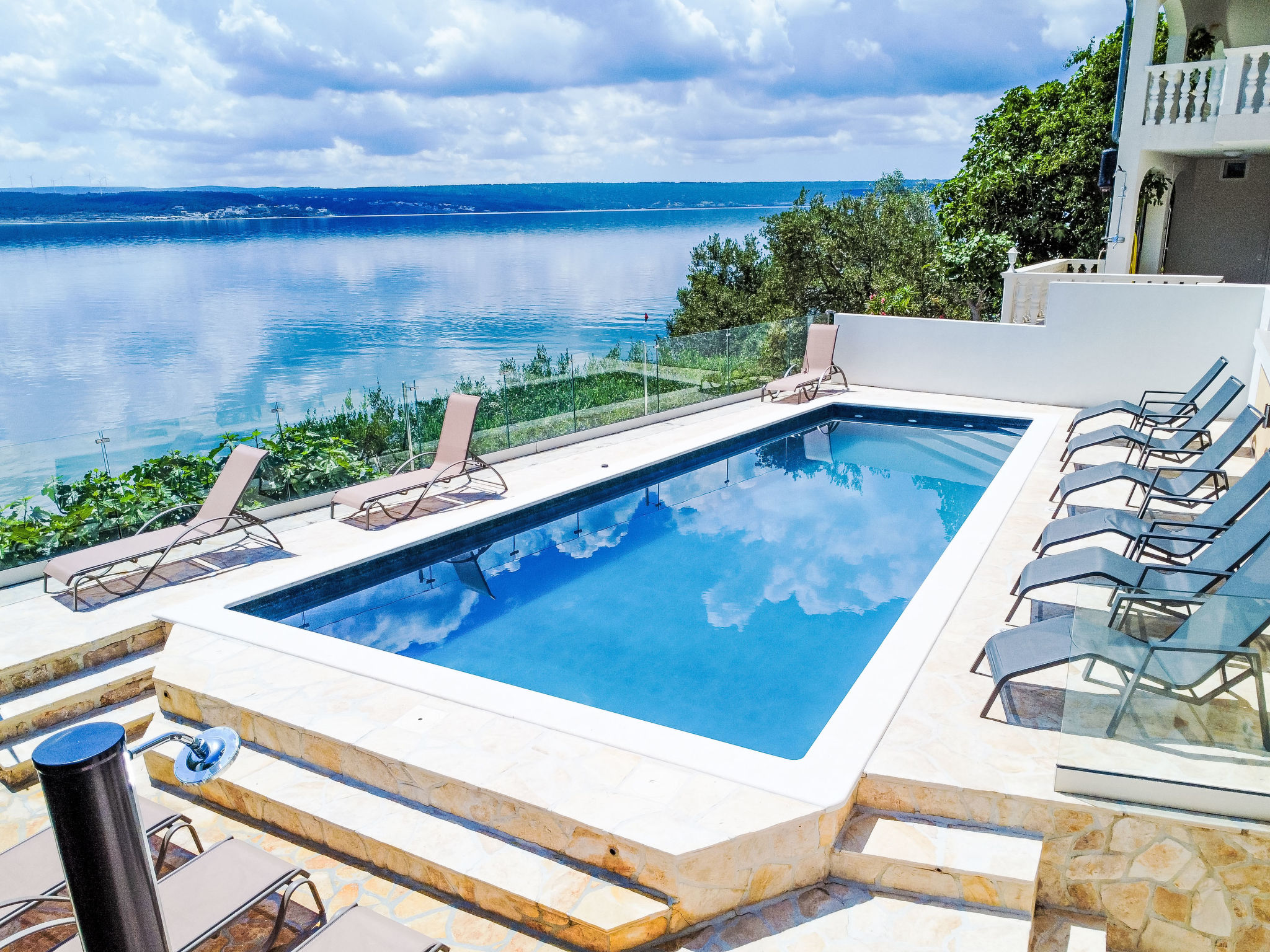 Kuca Biograd Maslenica: Spectacular 6-Bedroom Beachfront Villa with Private Pool and Direct Sea Access in Croatia