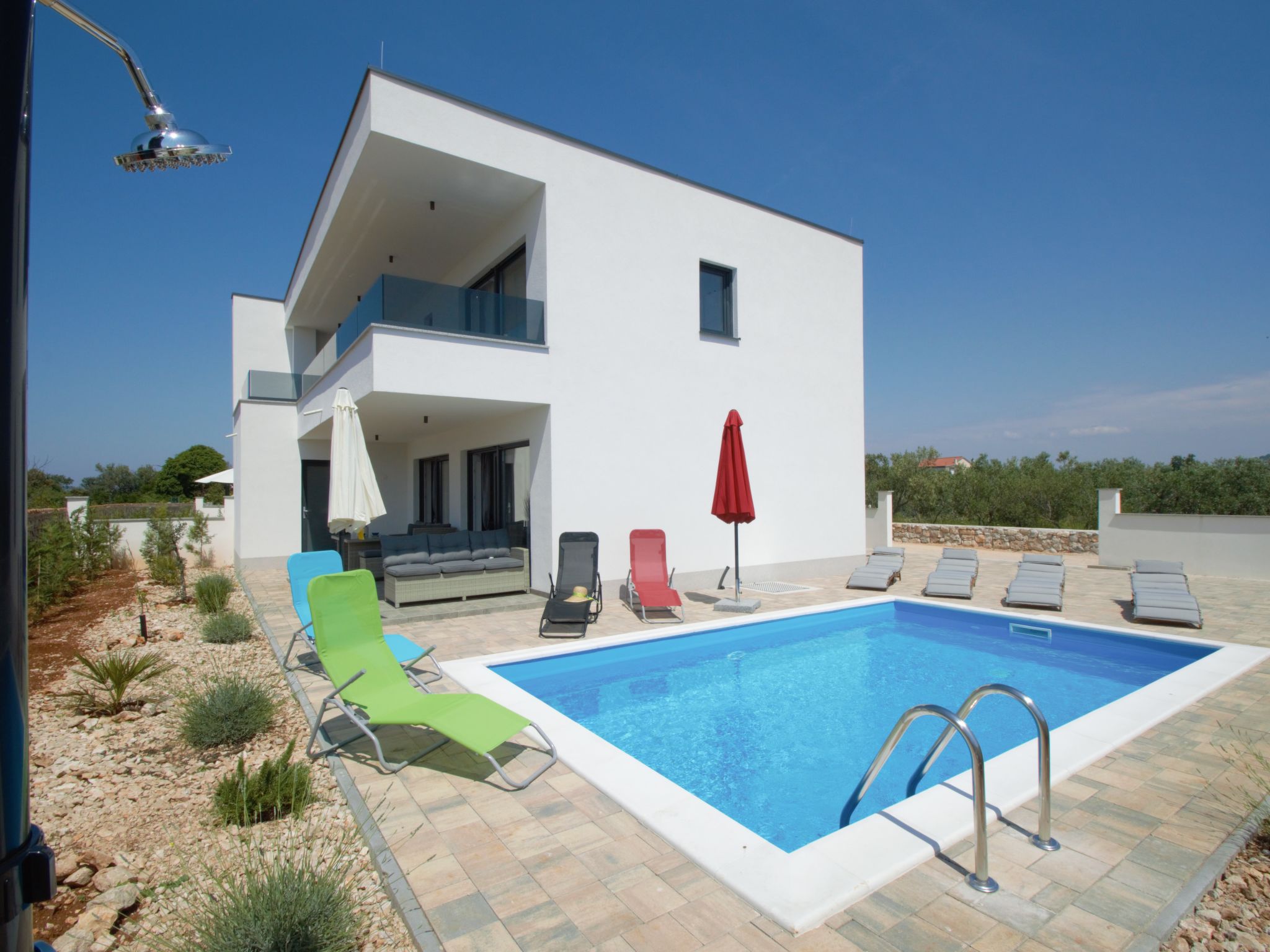 Kuca Bogdanovici Vodice: Modern 4-Bedroom Villa with Private Pool and Contemporary Design in Croatian Coastal Paradise