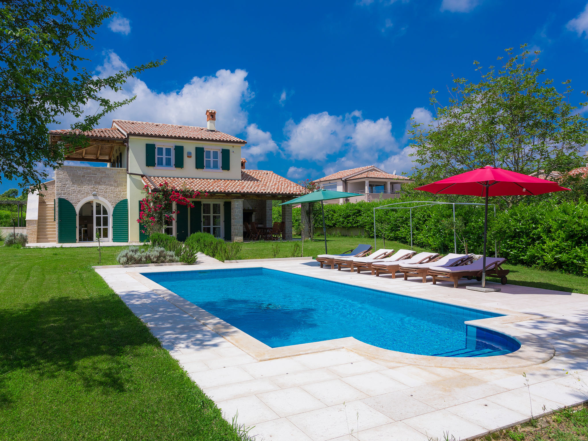 Kuća Hreljići Pula: Modern 3-Bedroom Villa with Private Pool and Garden Near Pula Croatia