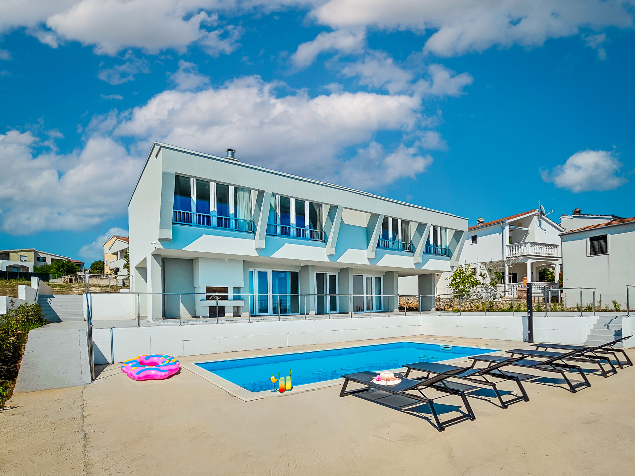 Kuca Jugo Rogoznica: Luxury 4-Bedroom Beachfront Villa with Private Pool and Panoramic Sea Views in Croatia