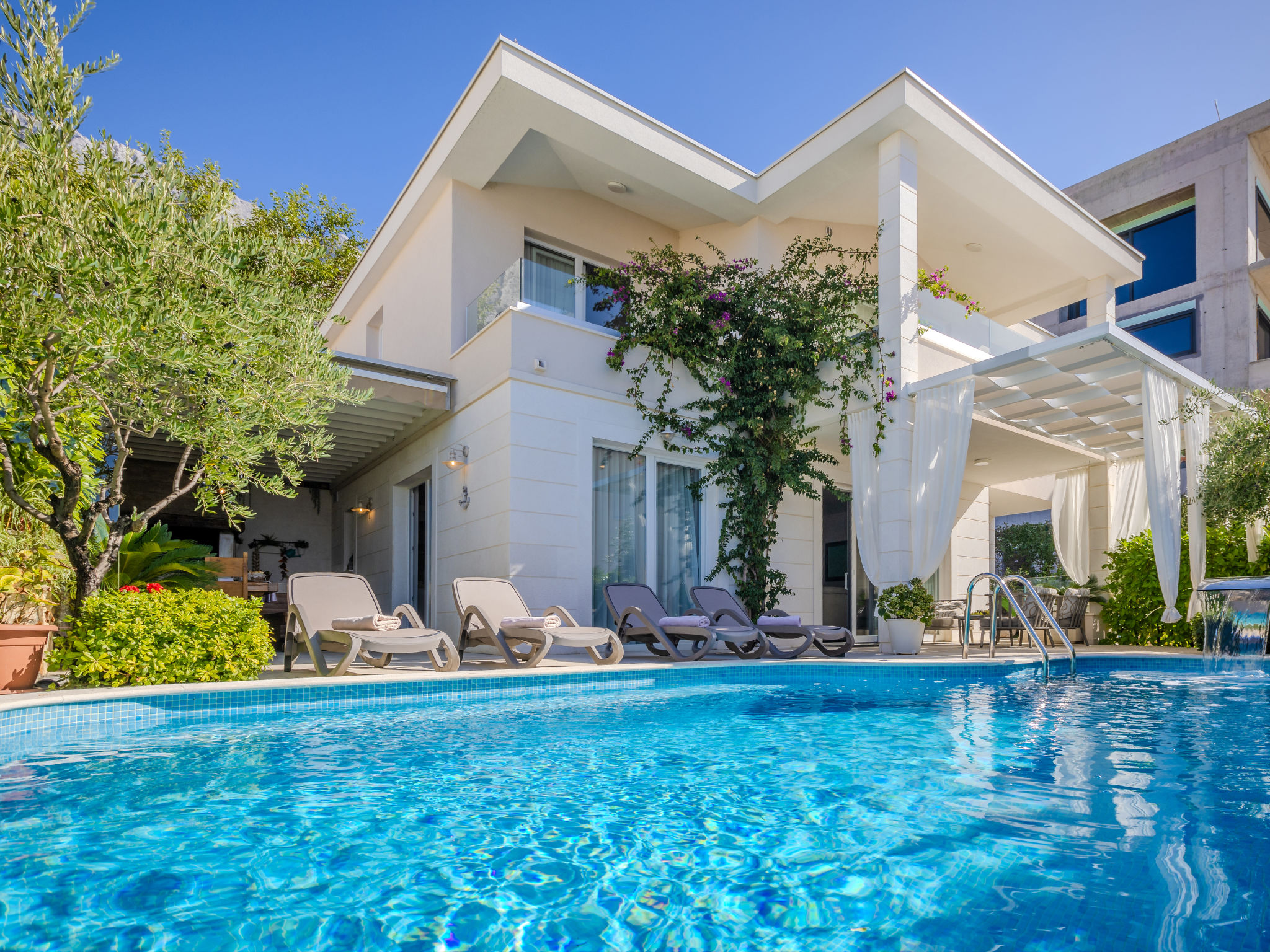 Kuca Kvanj Makarska: Stunning Four-Bedroom Villa with Heated Private Pool and Sauna in Croatia