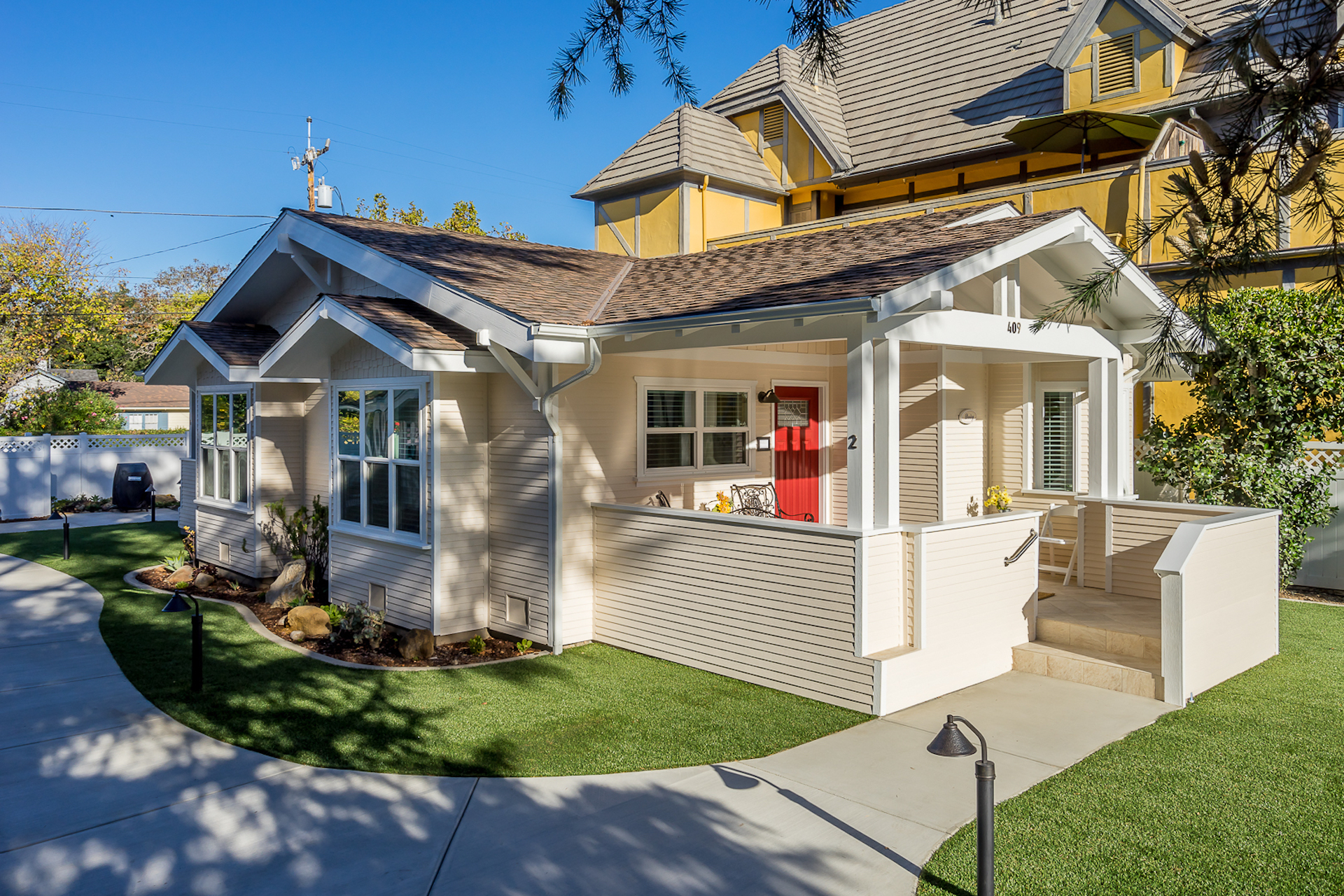 Manor Quercus Solvang: Charming 1-Bedroom Cottage Rental with Air Conditioning in Solvang, Santa Barbara County