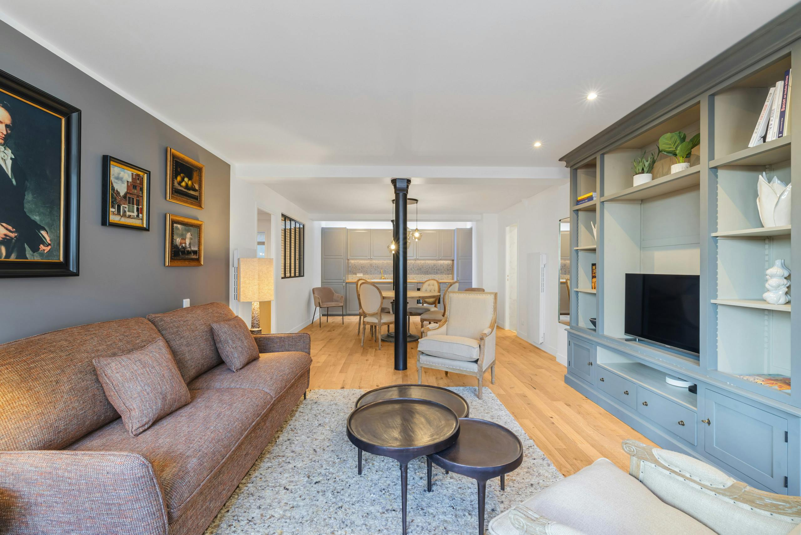 Mas Temple LeMarais: Charming 2-Bedroom Apartment with Air-Con, Le Marais
