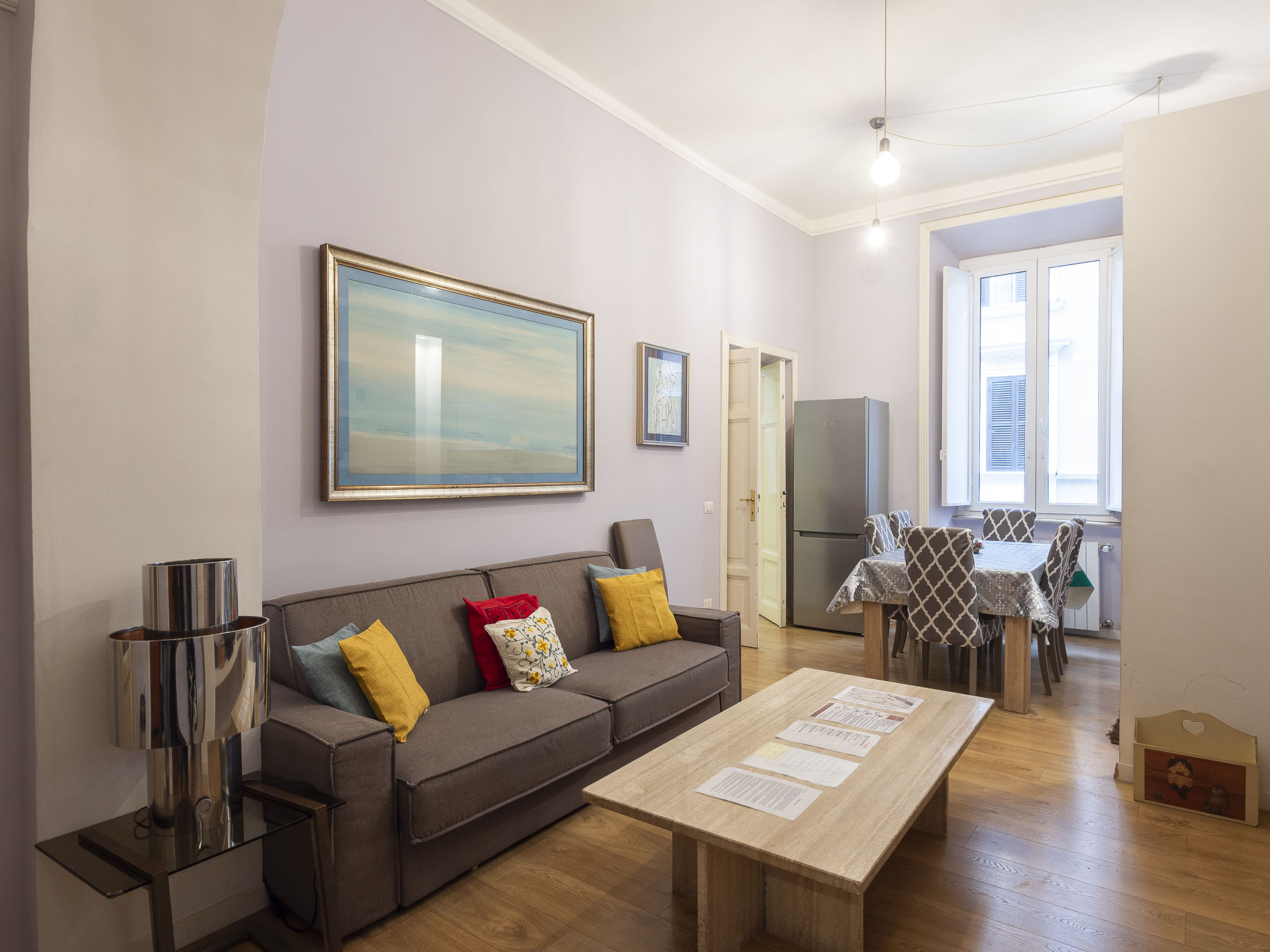 Palazzo Caelian Roma: Elegant 3-Bedroom Historical Apartment with Modern Luxury in Rome’s Historic Center Italy