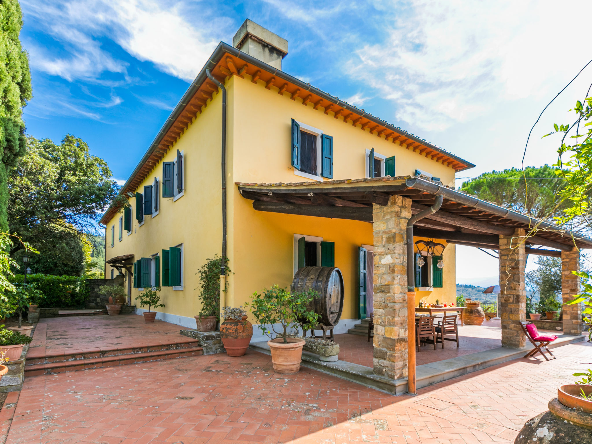 Palazzo Chiaro Florence: Elegant 5-Bedroom Country Estate with Panoramic Tuscan Views and Historic Charm