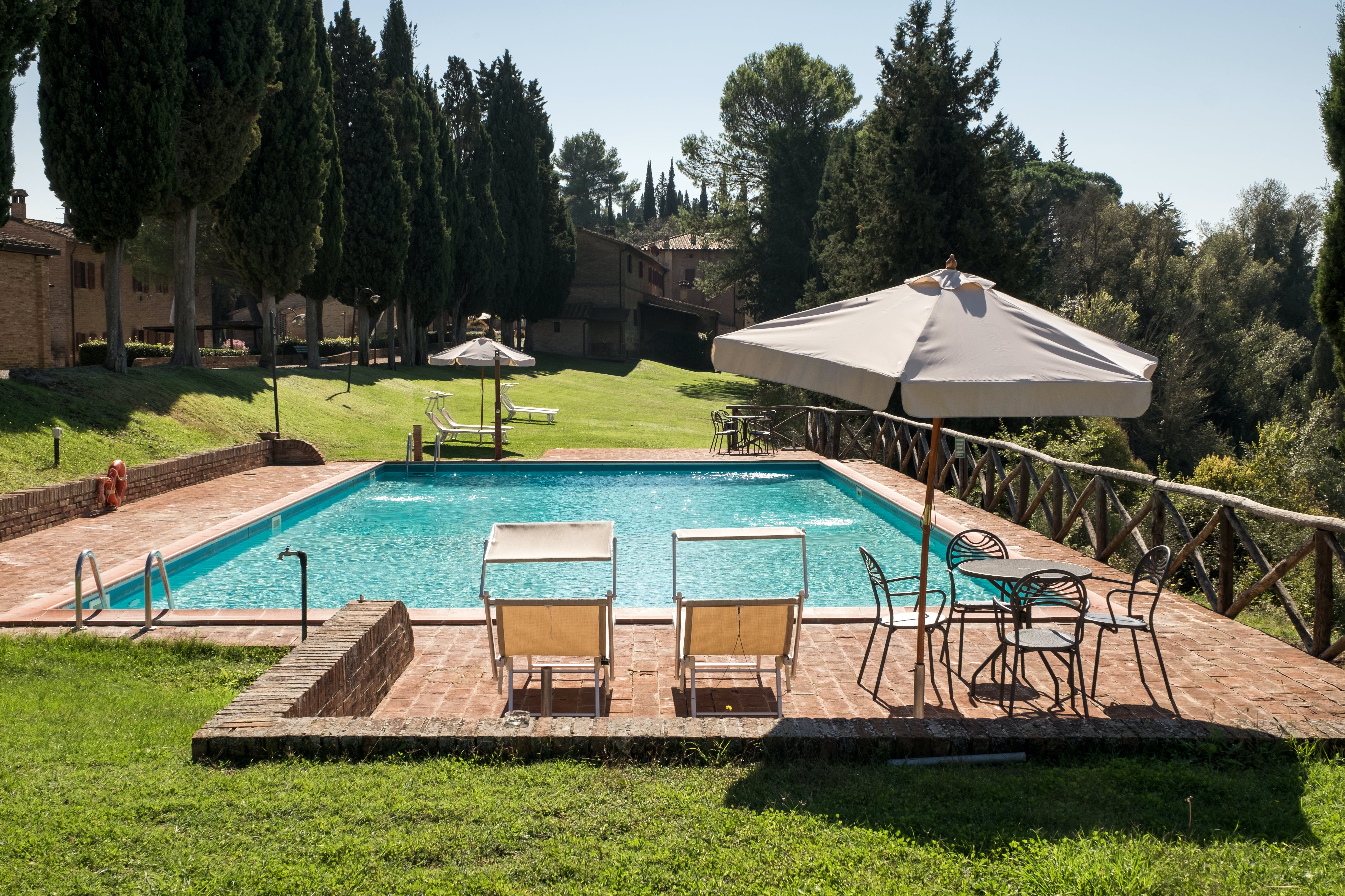 Palazzo Lecceto Asciano: Stunning 25-Bedroom Apartment with Pool and Tennis Court, Tuscany