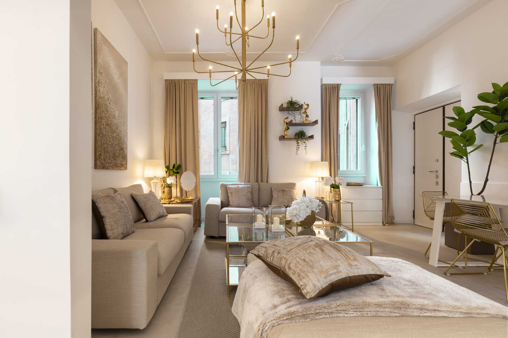 Palazzo Prati Rome: Luxury 3-Bedroom Apartment with Air-Con, Rome