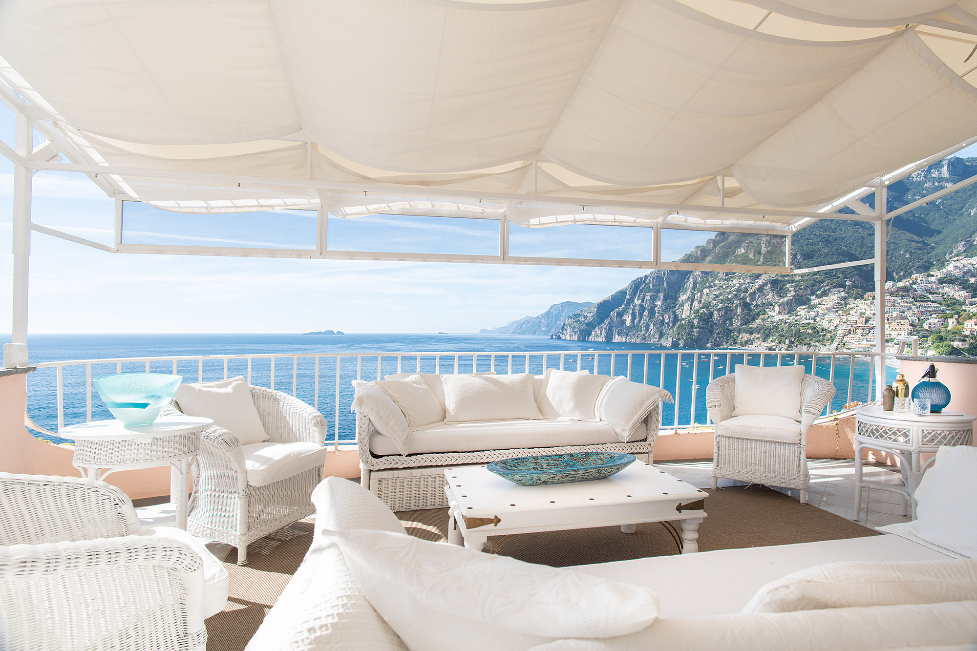 Palazzo Scalinatella Positano: Elegant 5-Bedroom Apartment with Seaview and Private Gym, Positano