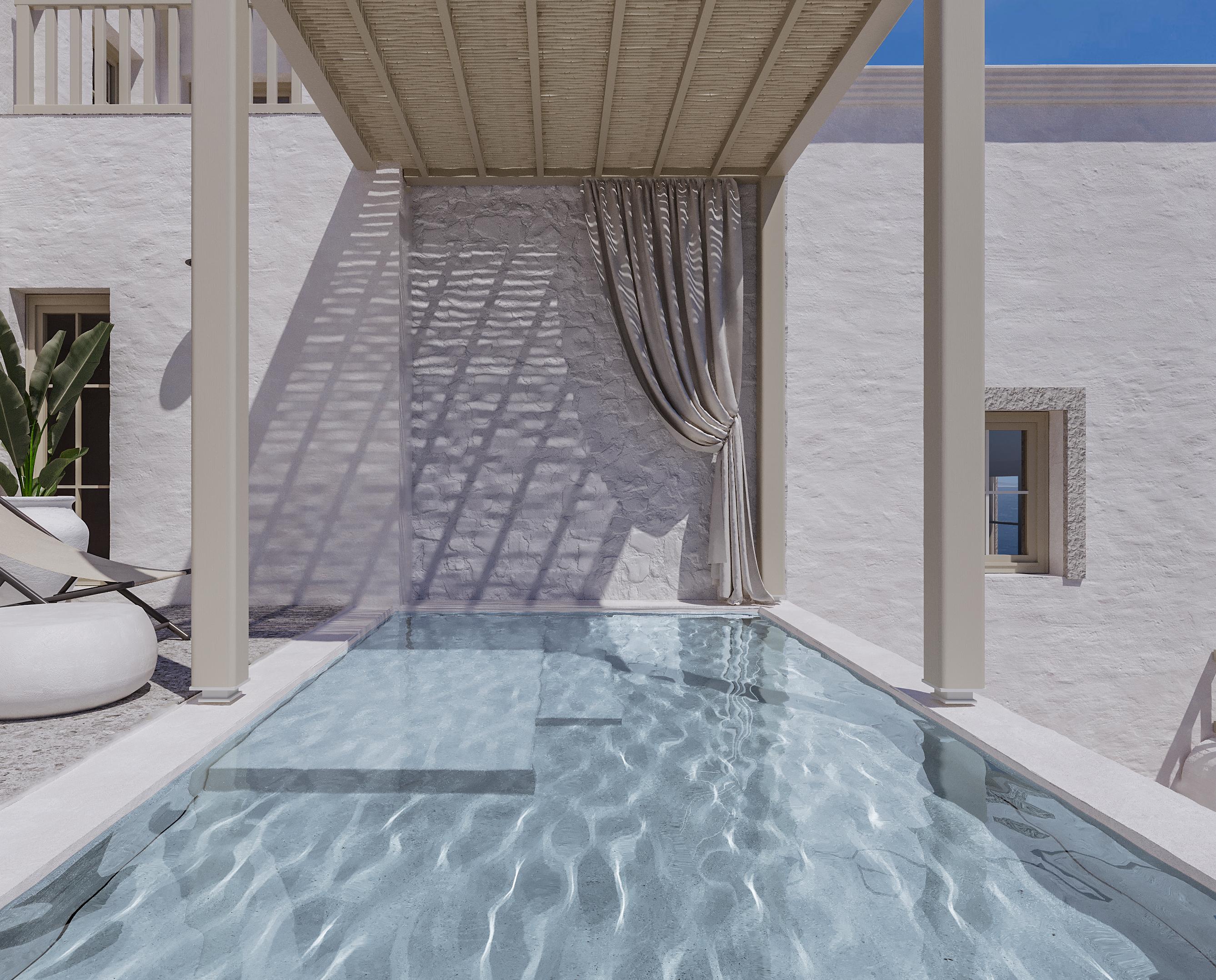 Villa Aegean Bliss: Luxury 2-Bedroom Apartment with Hot Tub and Sea Views, Kalmynos Greece