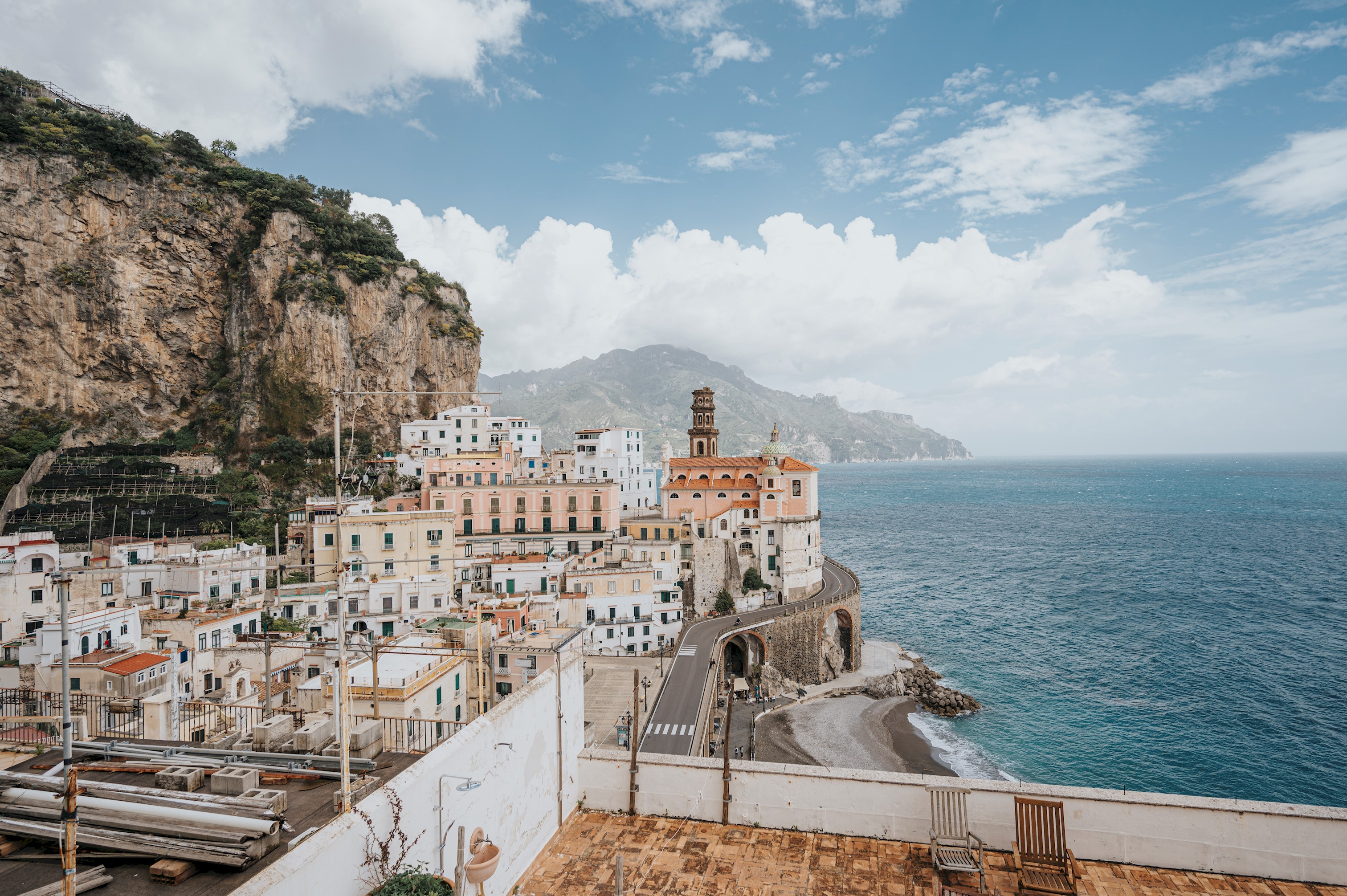 Villa Atrani Mare: Chic 3-Bedroom Villa with Seaview and Terrace, Amalfi Coast