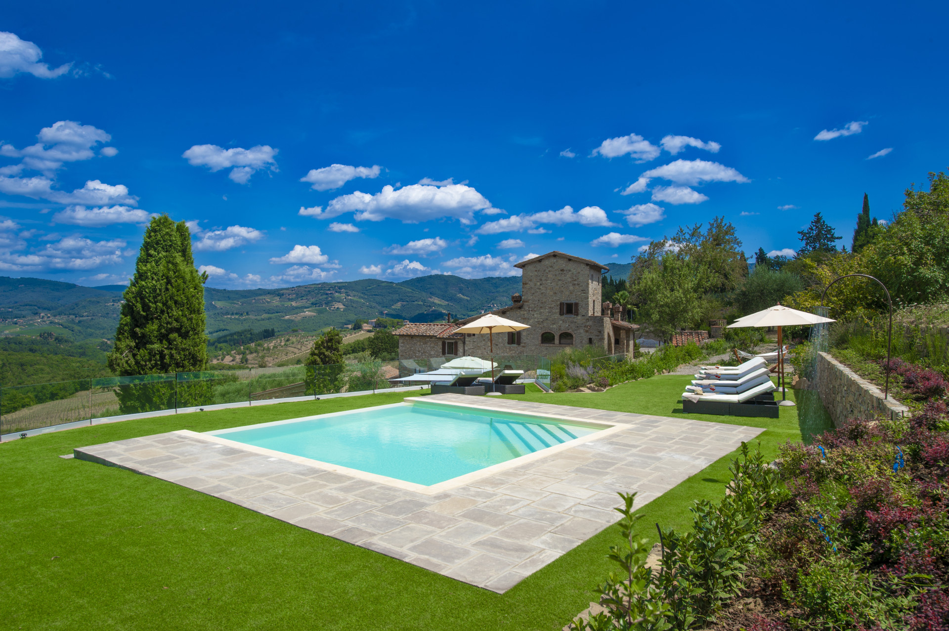Villa Chianti Panzano: Luxury 7-Bedroom Apartment with Pool, Chianti