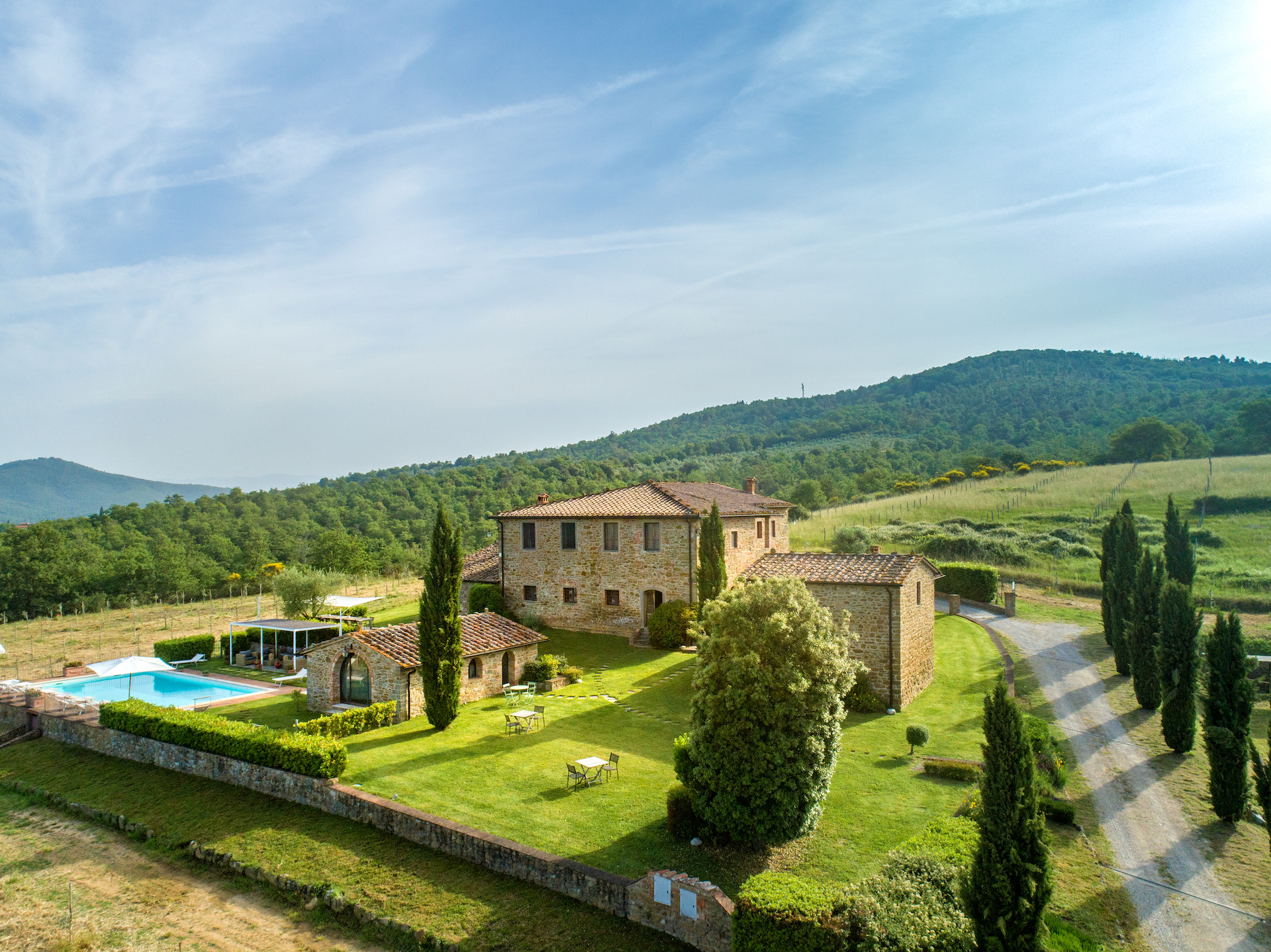 Villa Cipressi Cortona: Luxury 9-Bedroom Villa with Swimming Pool, Val di Chiana