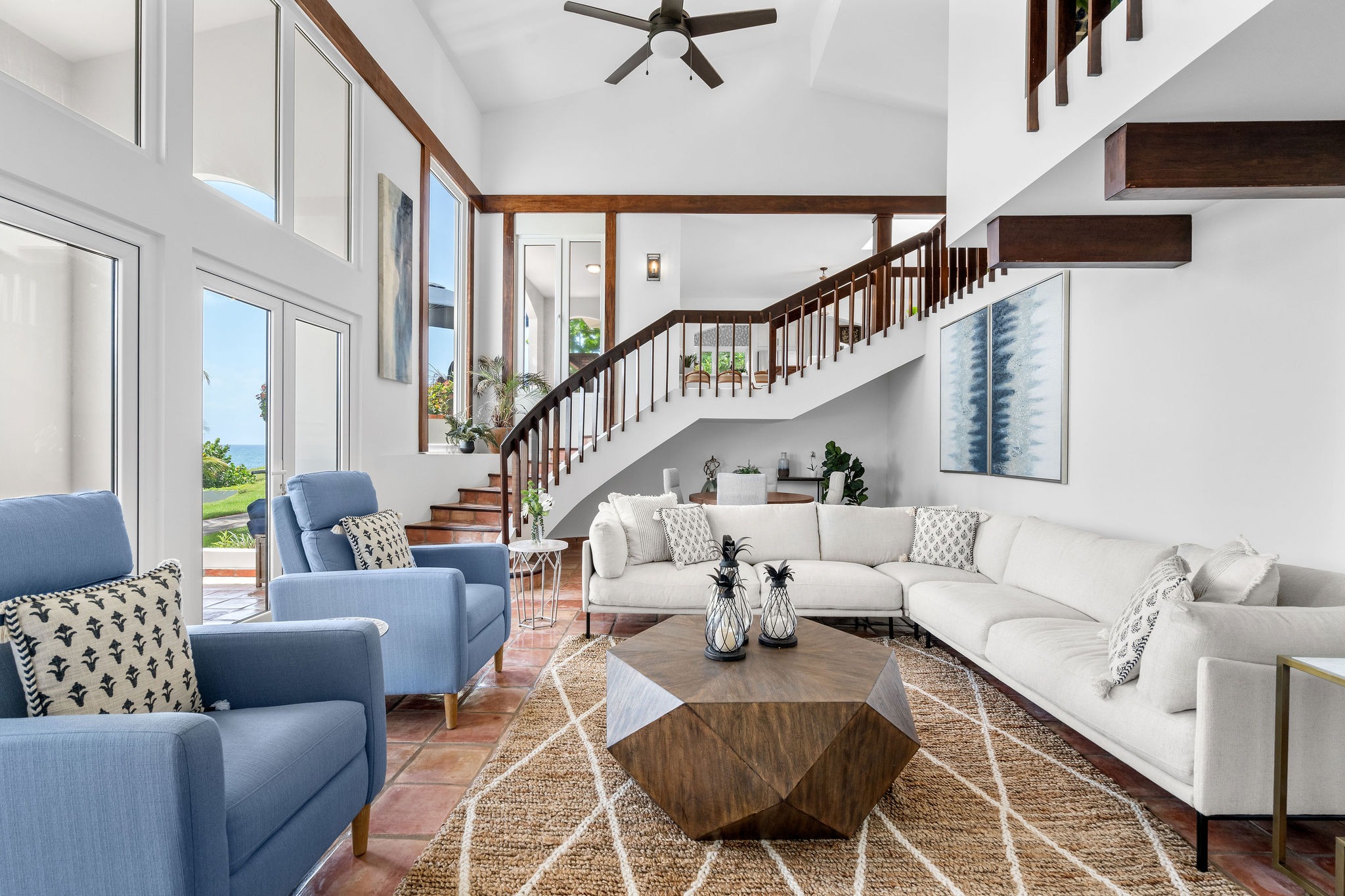 Villa Corossol Puerto Rico: Luxury 3-Bedroom Villa with Seaview and Tennis Court, Puerto Rico Saint Barthelemy