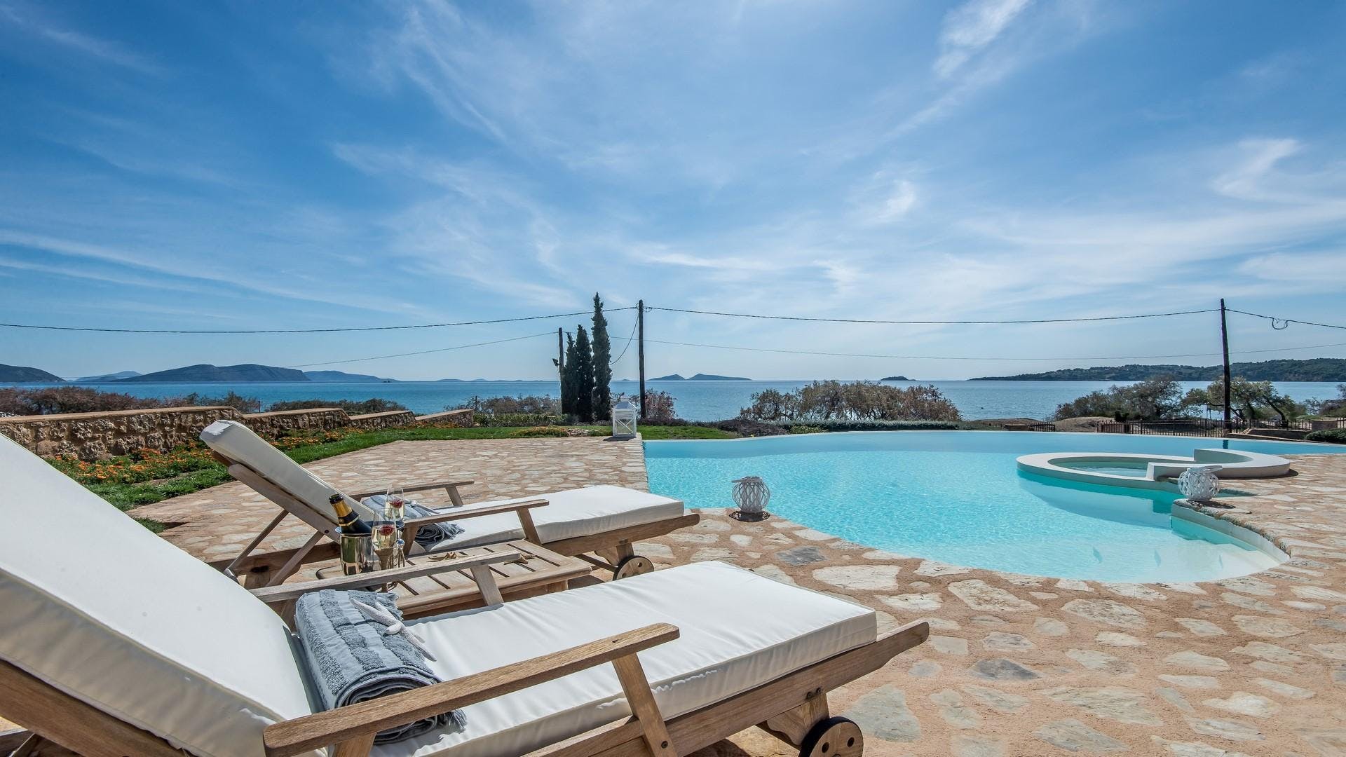 Villa Elios Argolis: Luxury 5-Bedroom Apartment with Seaview and Pool, Elios