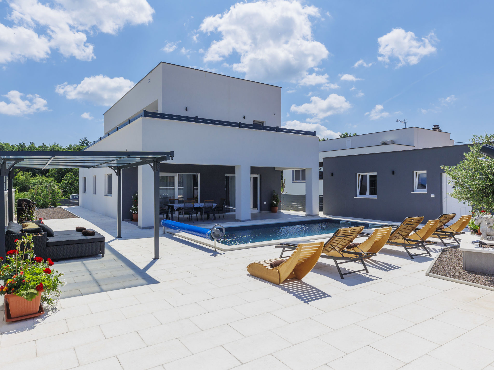 Villa Kačana Pula: Luxury 3-Bedroom Villa with Heated Private Pool and Spa in Istria Croatia