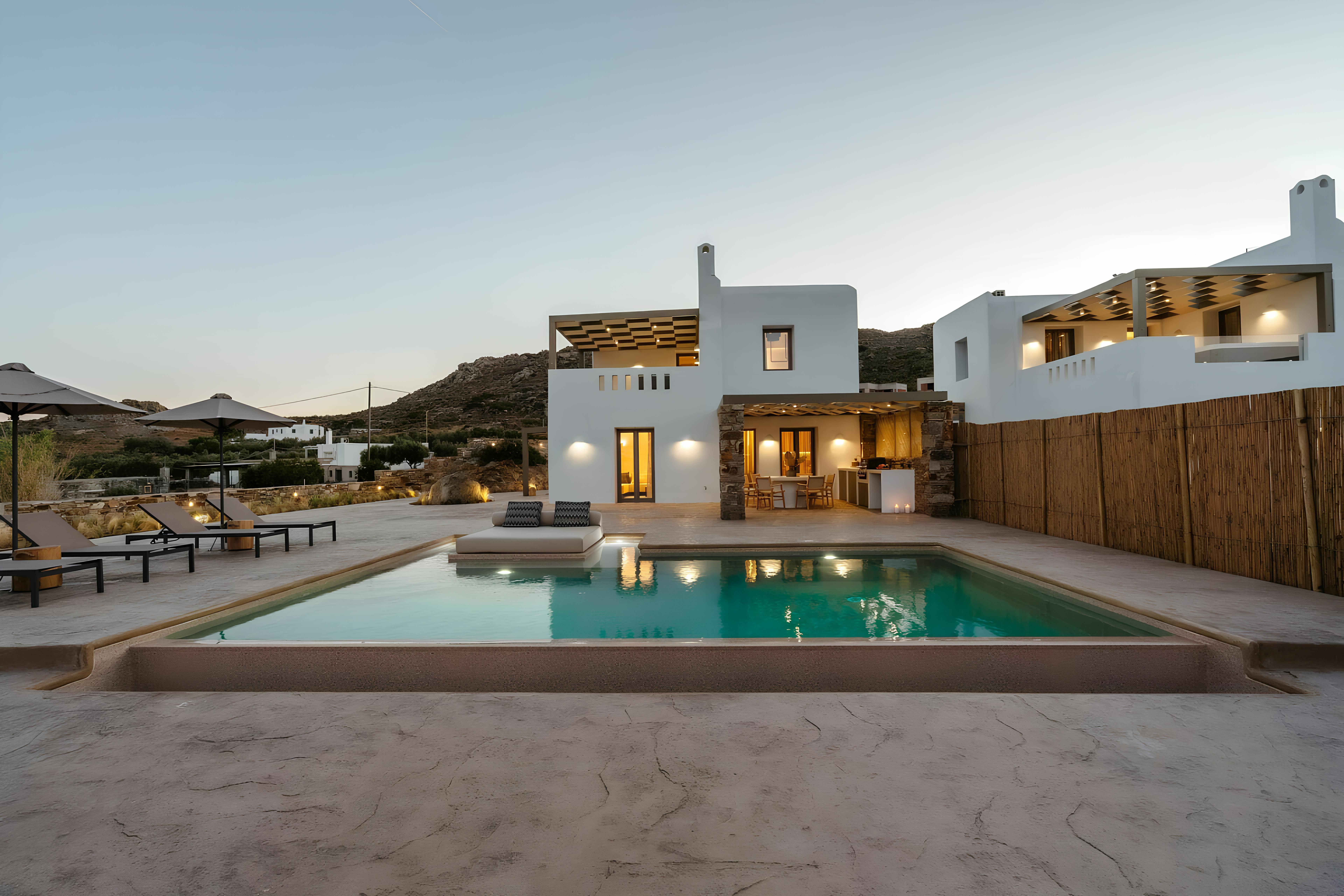 Villa Kallisti Naxos: Luxury 3-Bedroom Villa with Private Pool and Countryside Views, Naxos