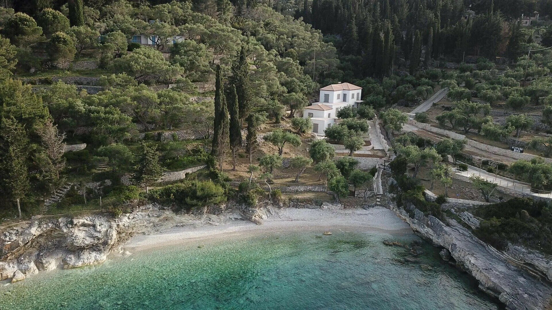 Villa Karydi Paxi: Luxury 2-Bedroom Villa with Sea Views and Tennis Court, Paxi