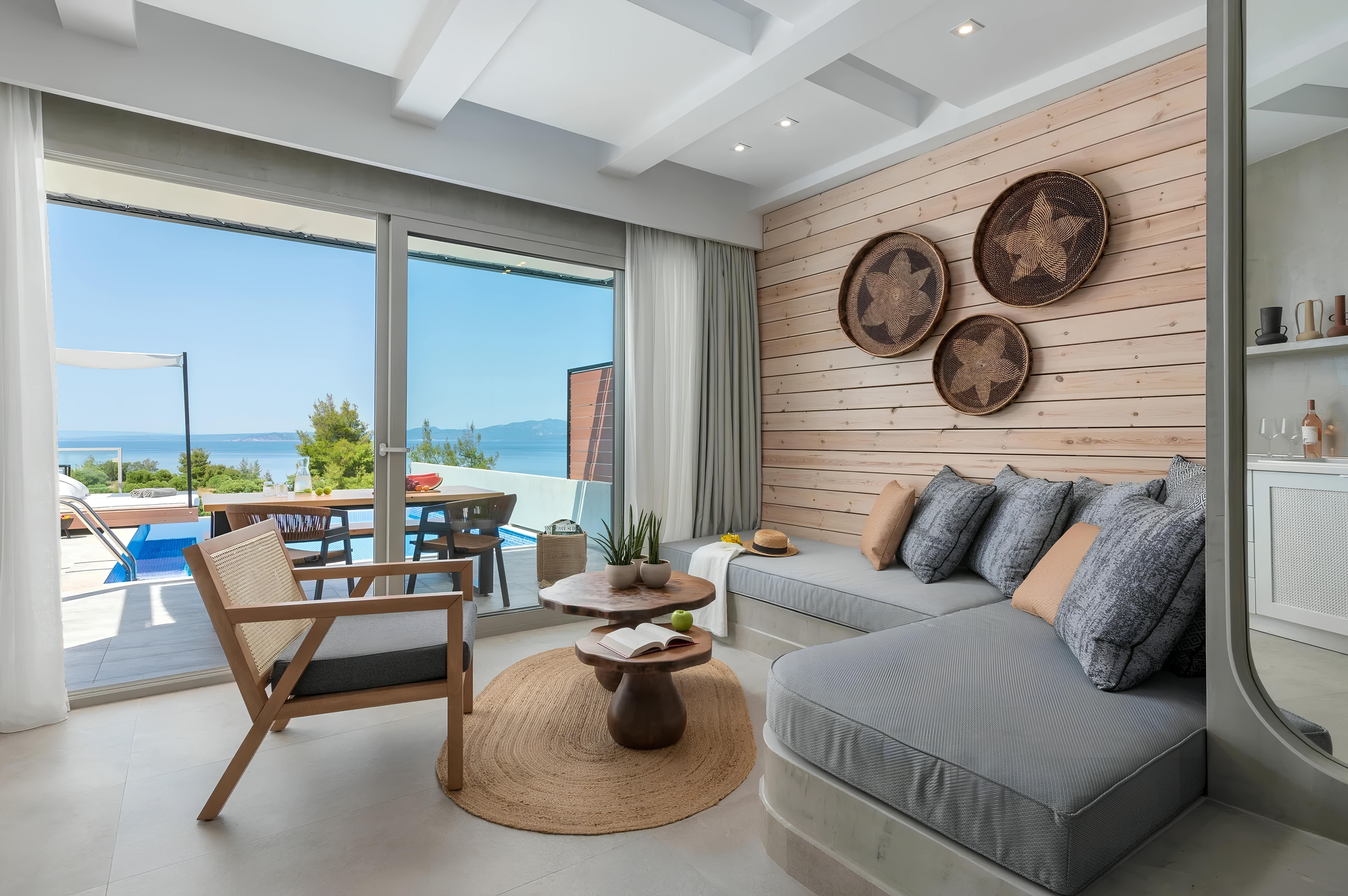 Villa Karydia Sarti: Luxury 2-Bedroom Villa with Private Pool and Sea Views, Halkidiki