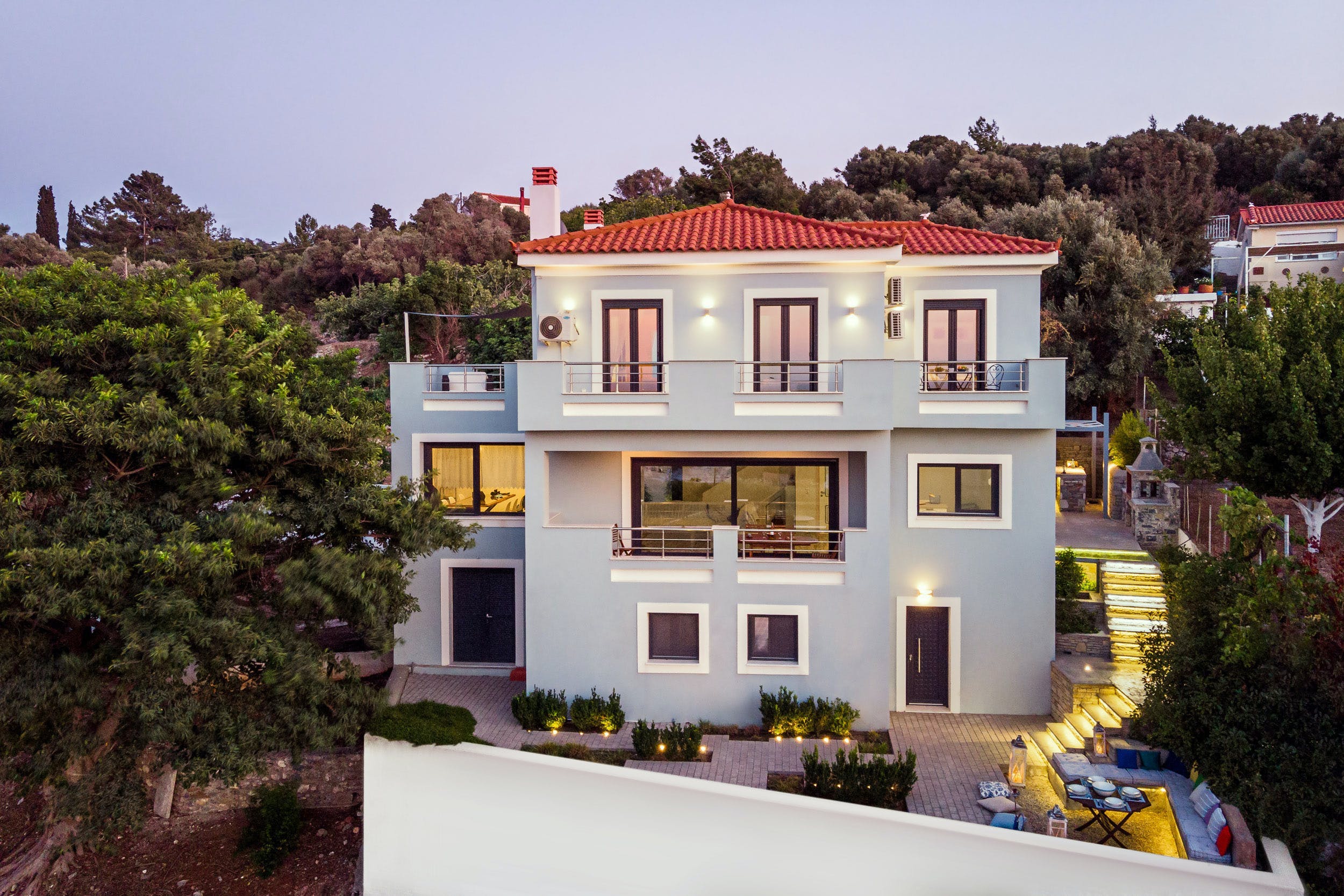 Villa Kedros Samos: Spacious 3-Bedroom Apartment with Sea Views and Pool, Samos