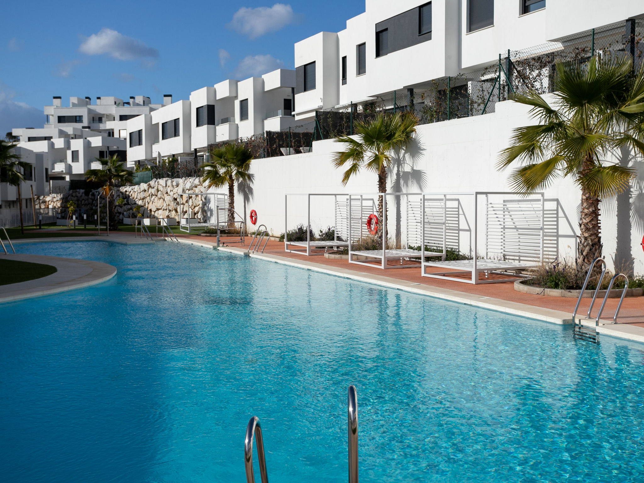 Villa Levante Mijas: Modern 4-Bedroom Terraced Villa with Sea Views and Shared Pool in Costa del Sol Spain