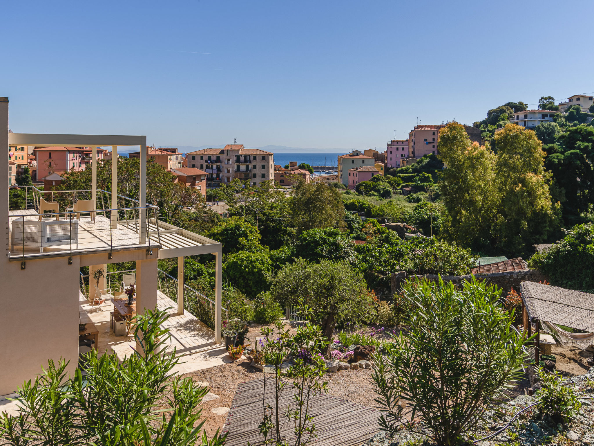Villa Limonite Rio Marina: Modern 3-Bedroom Eco Villa with Sea Views and Private Garden on Elba Island Italy