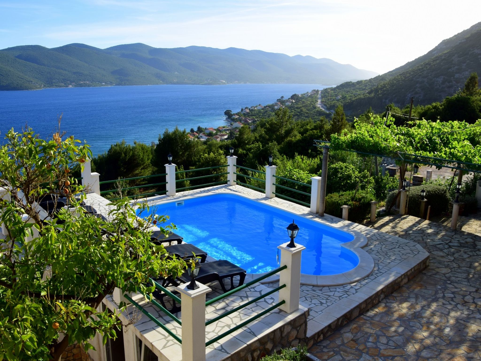 Villa Maestral Orebić: Contemporary 4-Bedroom Villa with Private Pool and Panoramic Sea Views in Croatia