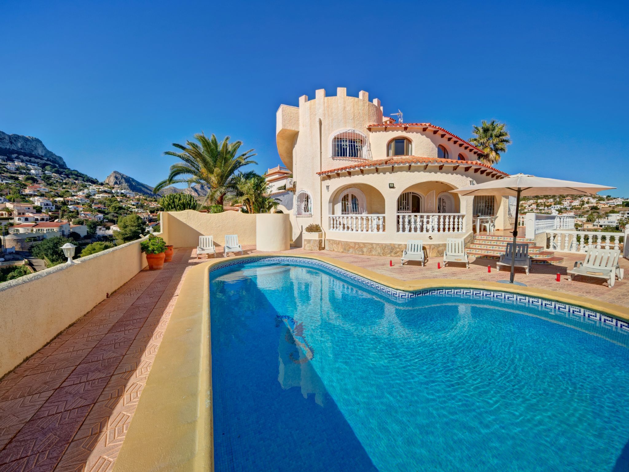 Villa Mariol Calpe: Spectacular 7-Bedroom Mediterranean Villa with Private Pool and Stunning Sea Views