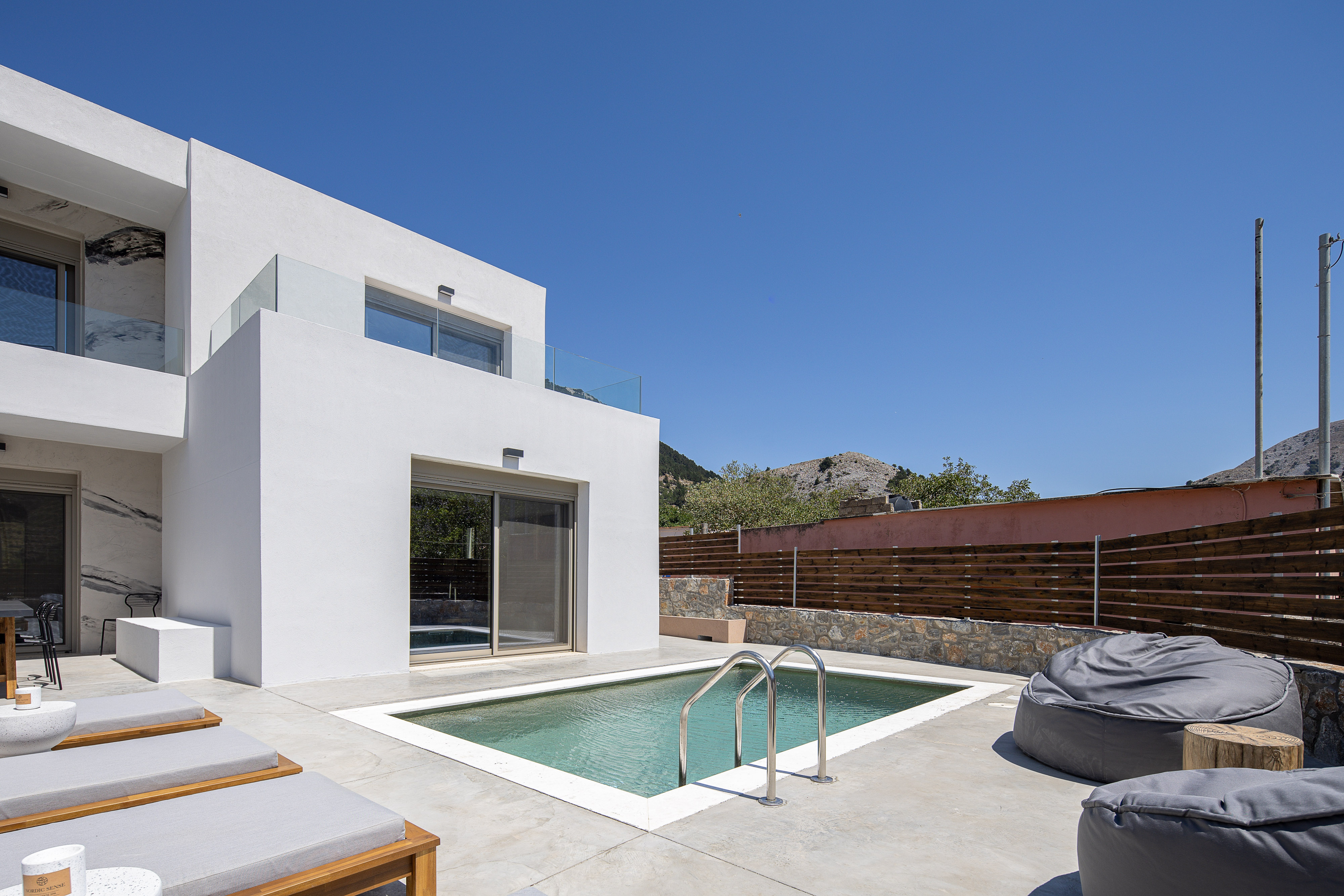 Villa Meltemi Chania Crete 5: Spacious 7-Bedroom Luxury Apartment with Heated Pool, Crete