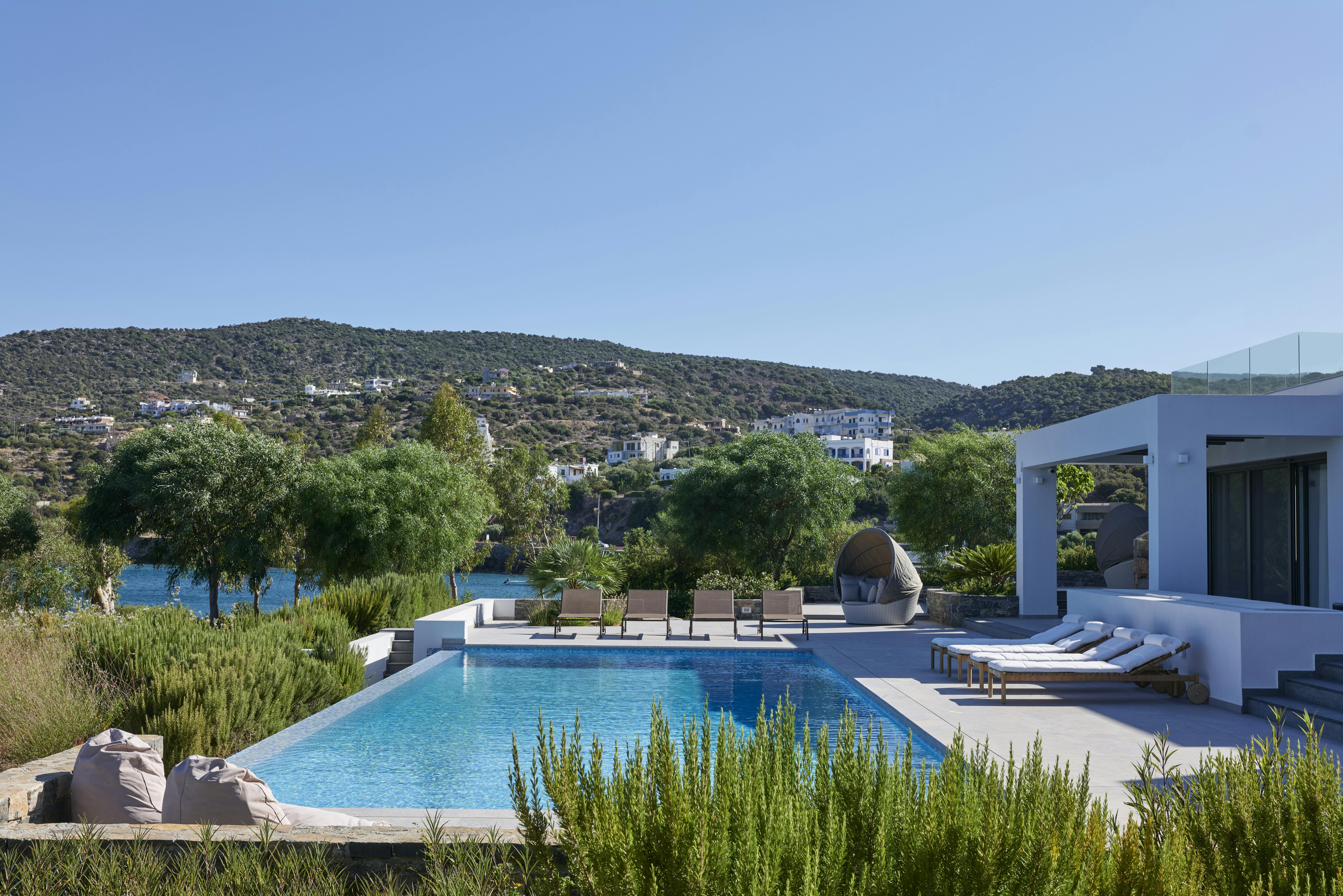 Villa Meltemi Crete Crete: Luxury 6-Bedroom Villa with Seaviews and Pool, Crete