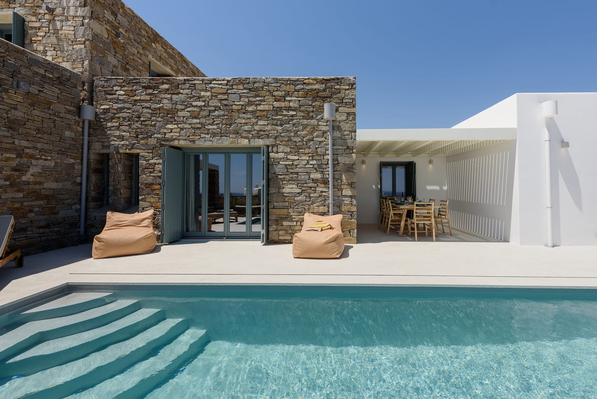 Villa Meltemi Paros: Luxury 3-Bedroom Villa with Private Pool and Sea Views, Paros