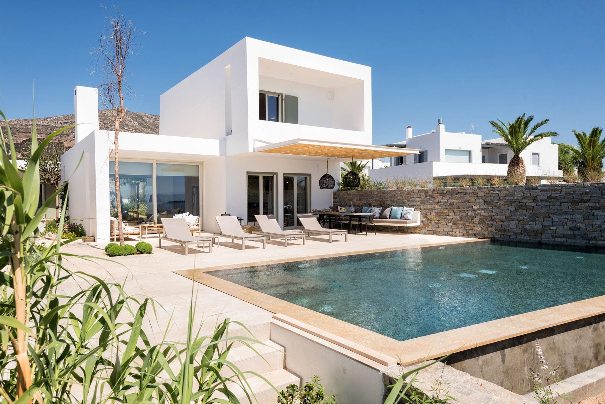 Villa Meltemi Paros Paros 106: Luxury 4-Bedroom Apartment with Seaview and Pool, Paros