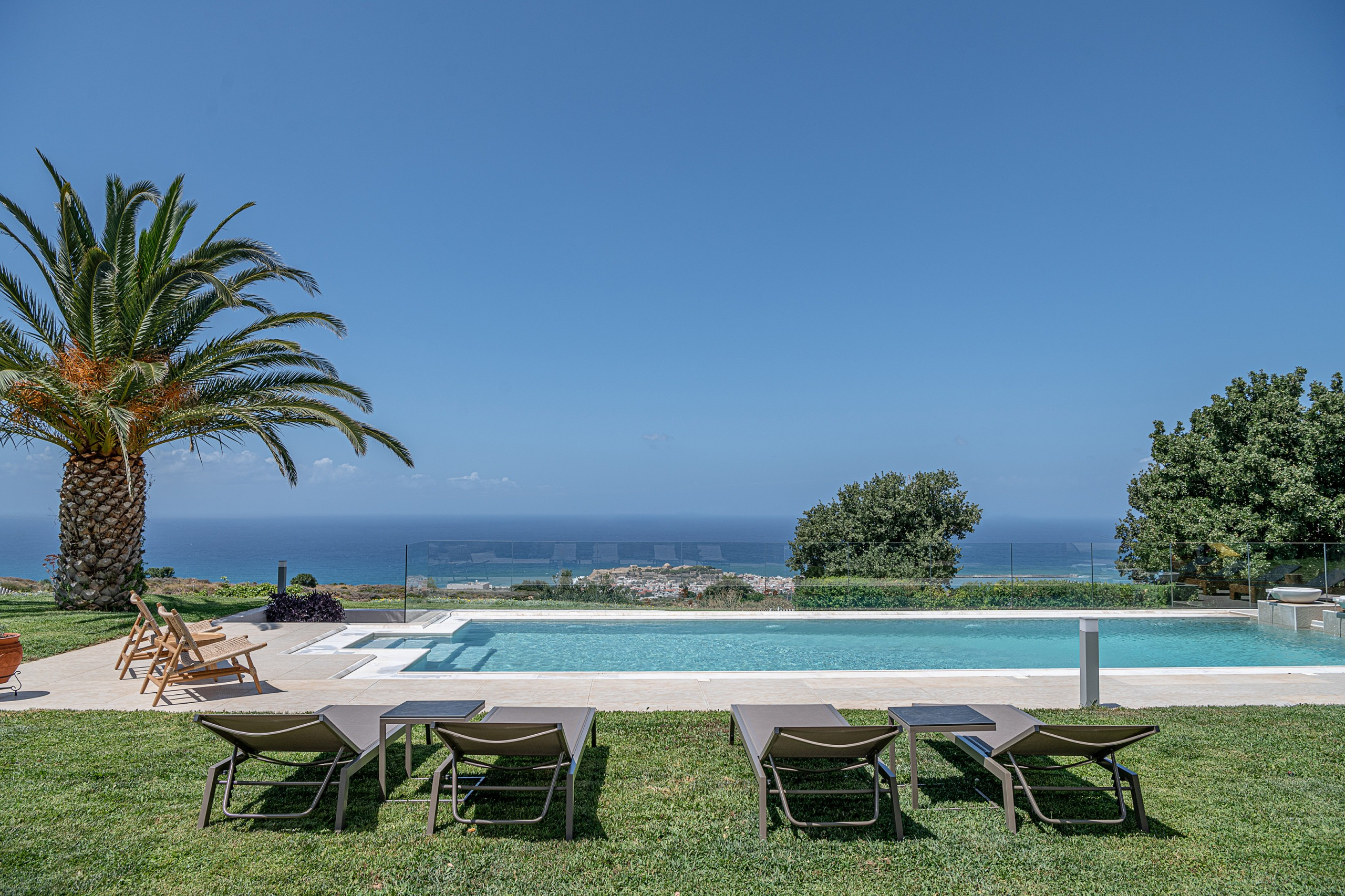 Villa Meltemi Rethymnon Rethymnon 3: Luxury 9-Bedroom Villa with Seaview and Pool, Rethymnon