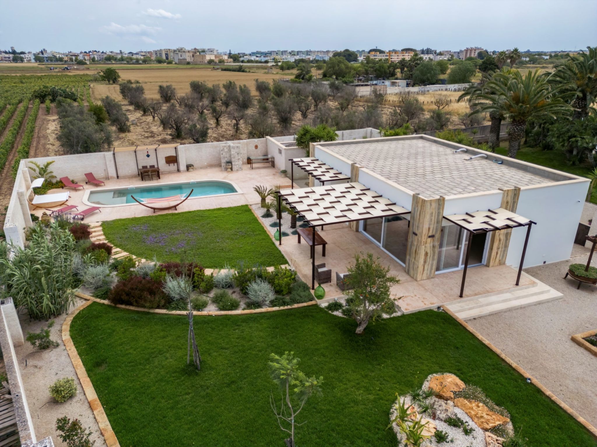 Villa Messapica Gallipoli: Modern Two-Bedroom Villa with Private Pool and Garden in Historic Puglia
