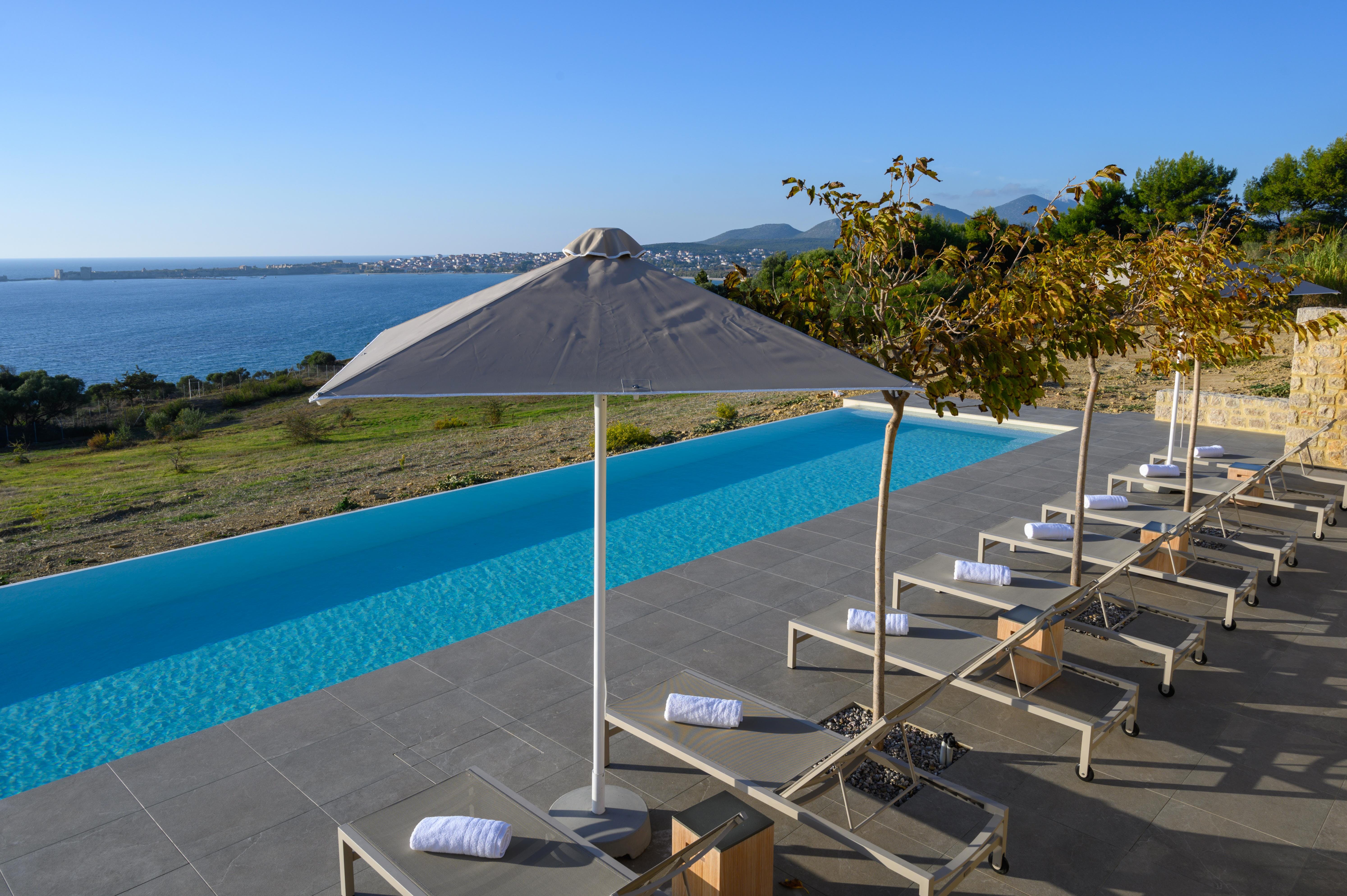 Villa Methoni Messenia: Luxury 6-Bedroom Beachfront Apartment with Pool, Messenia