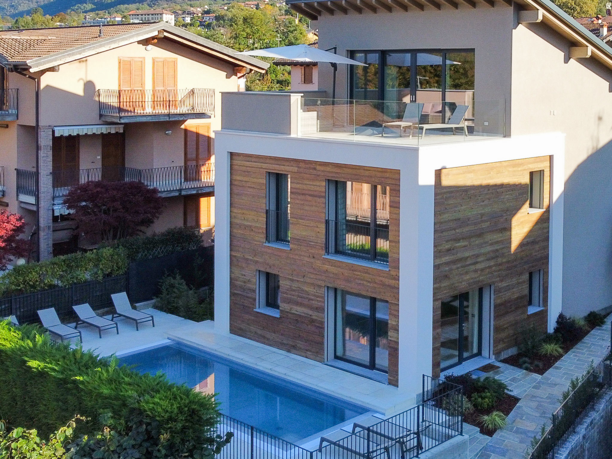 Villa Montecchio Colico: Modern 4-Bedroom Lake Como Villa with Private Pool and Mountain Views