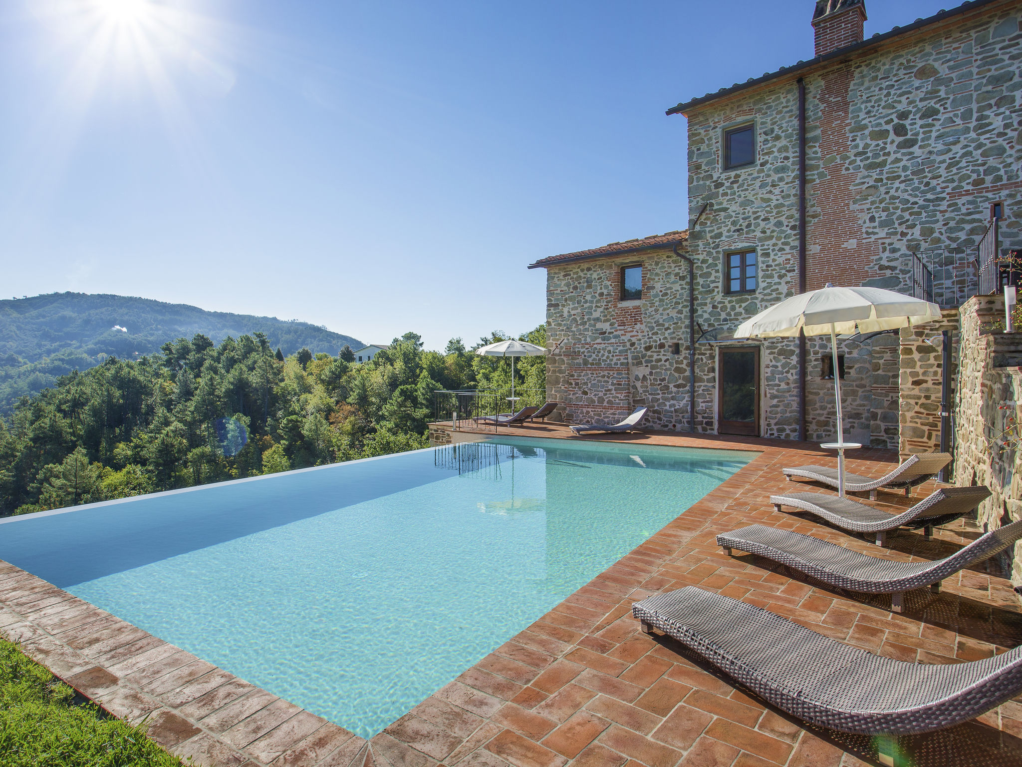 Villa Montellori Pescia: Stunning 5-Bedroom Tuscan Villa with Private Pool and Wellness Centre in Pescia Italy