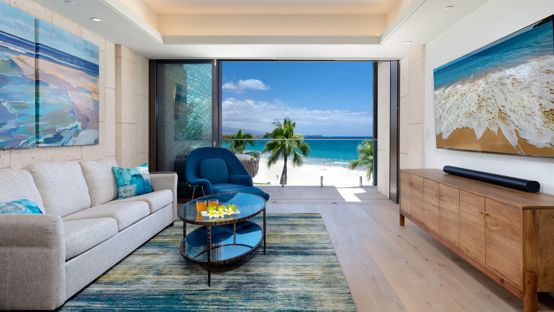 Villa Nāpali Hapuna: Luxury 3-Bedroom Apartment with Beachfront Pool, Hawaii