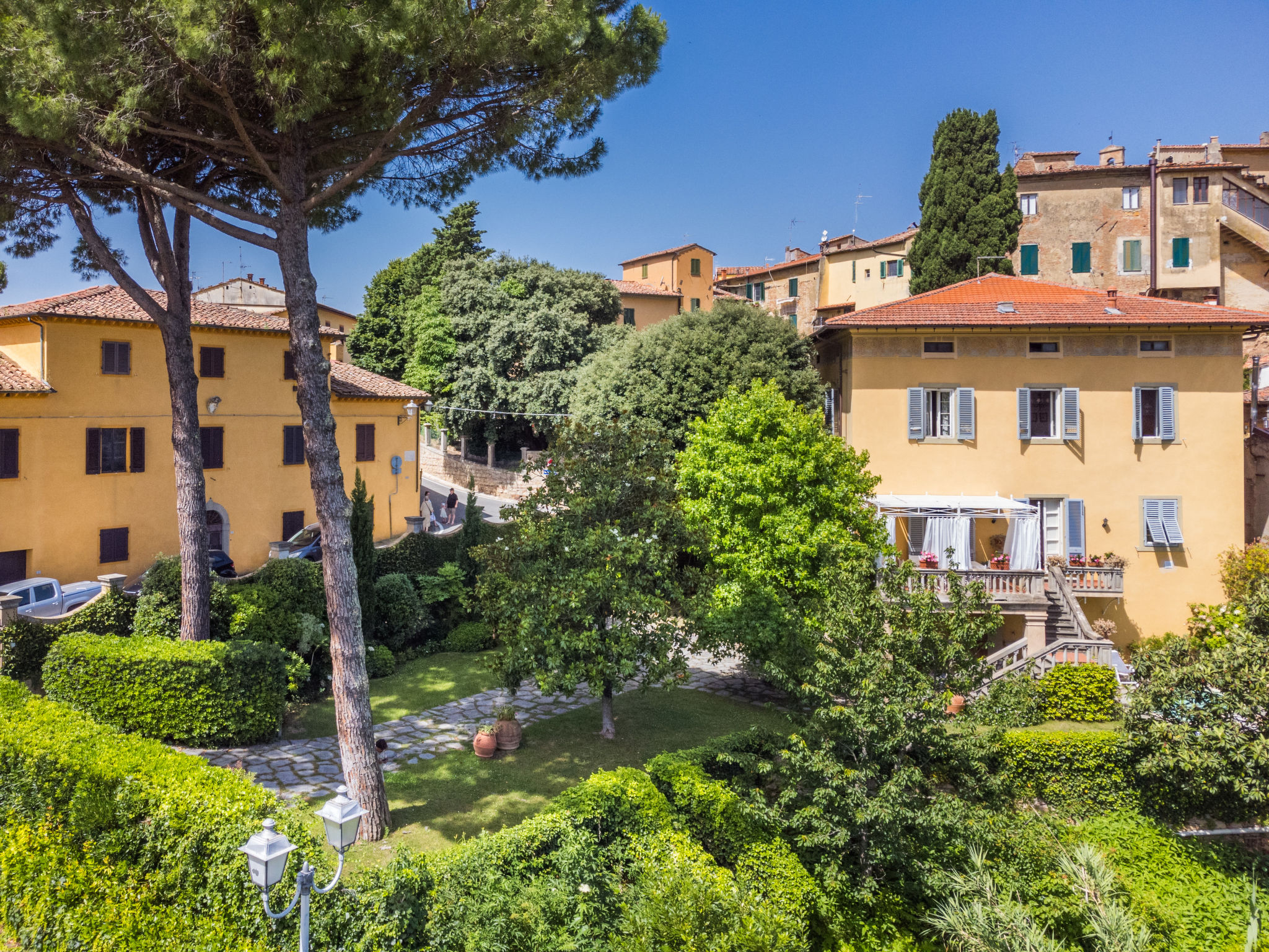 Villa Panzano Lari: Elegant 5-Bedroom Art Nouveau Villa with Private Pool in Medieval Tuscan Village