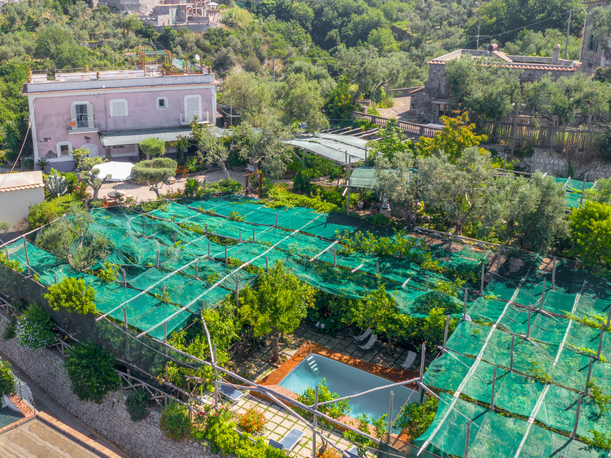 Villa Punta Massa Lubrense: Spectacular 4-Bedroom Farmhouse with Private Pool and Stunning Capri Views