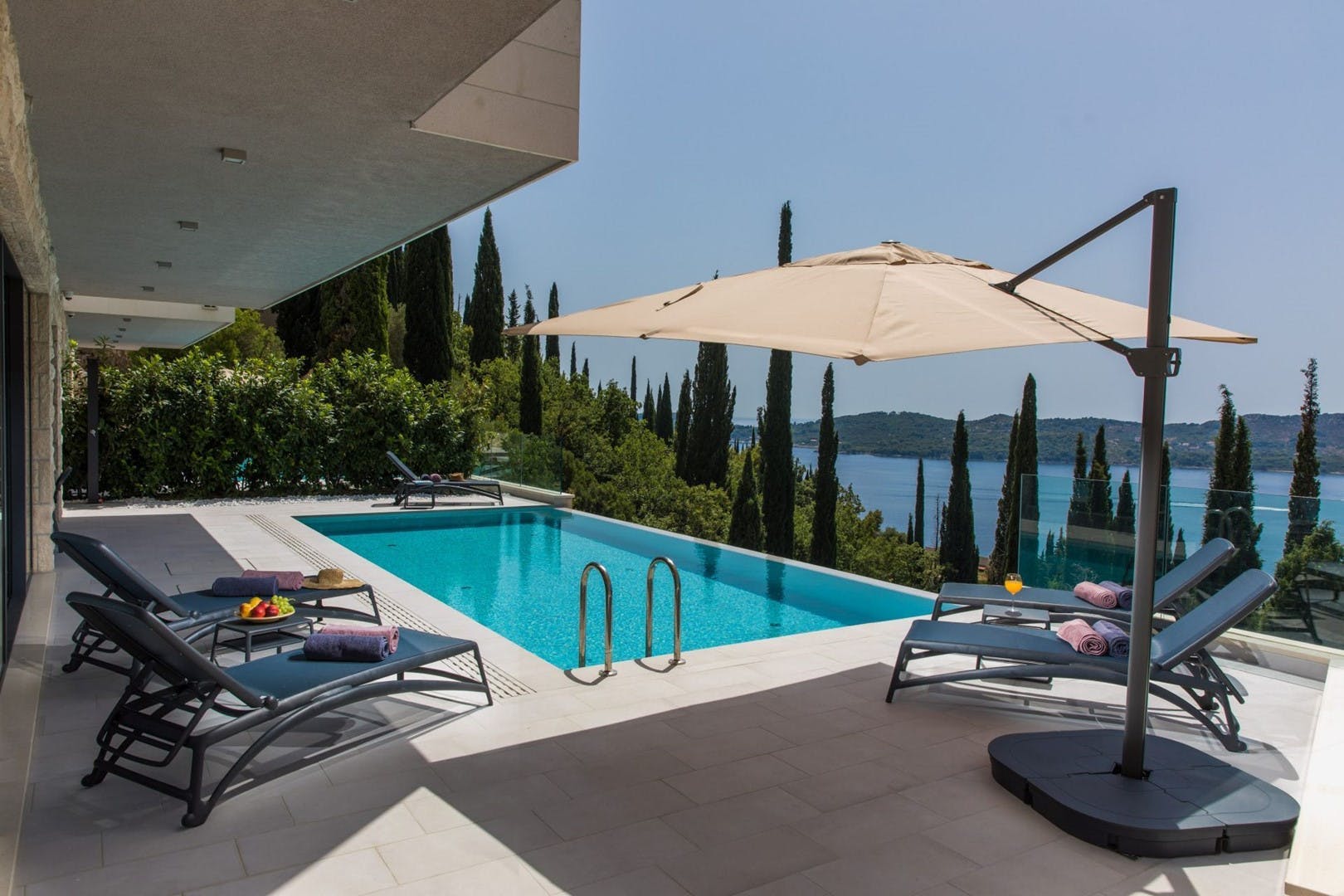 Villa Sveta Orsula Dubrovnik: 5-Bedroom Luxury Villa with Sauna and Sea View, Dubrovnik